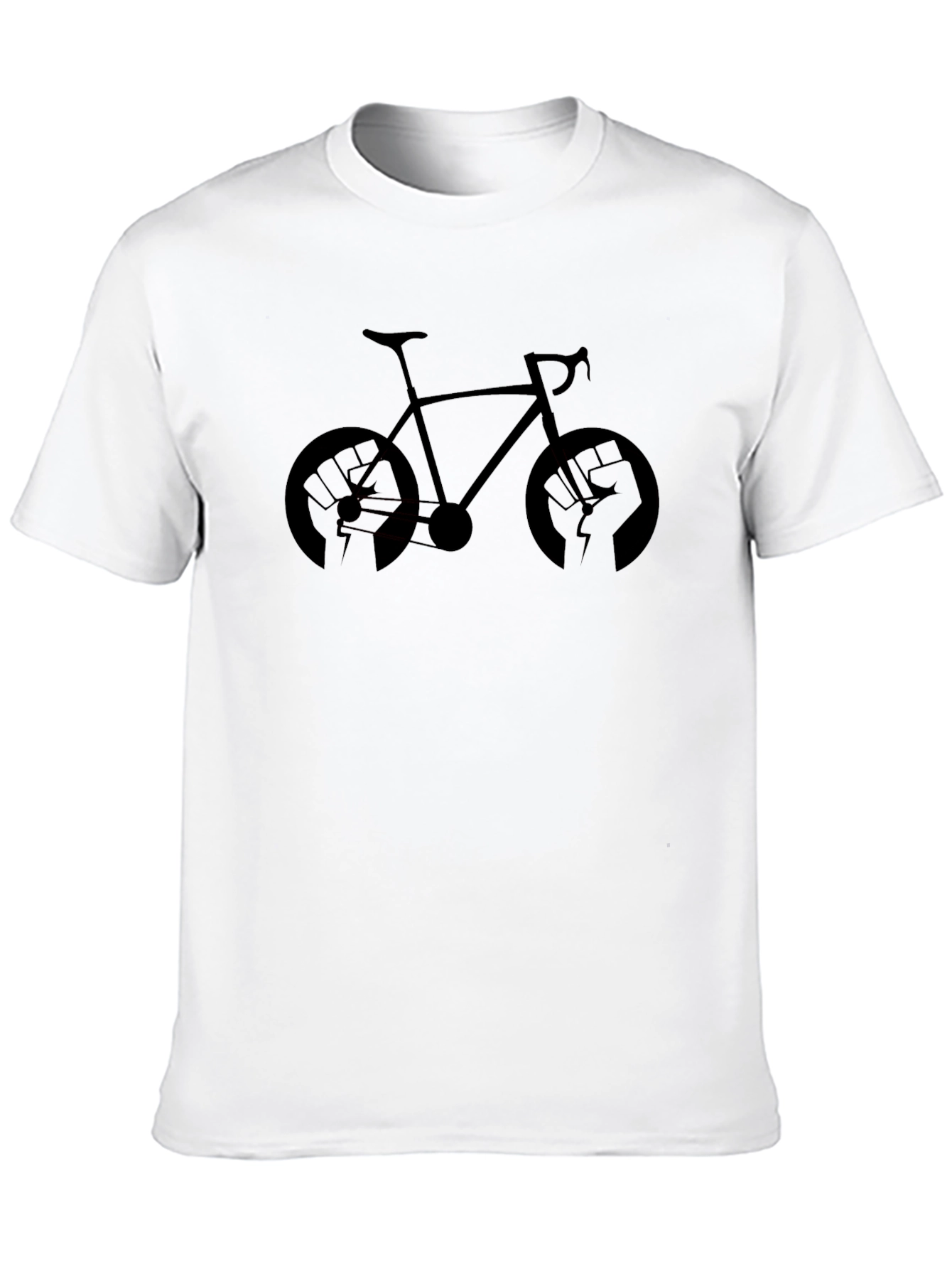 Black Bike Fist Graphic T-Shirt