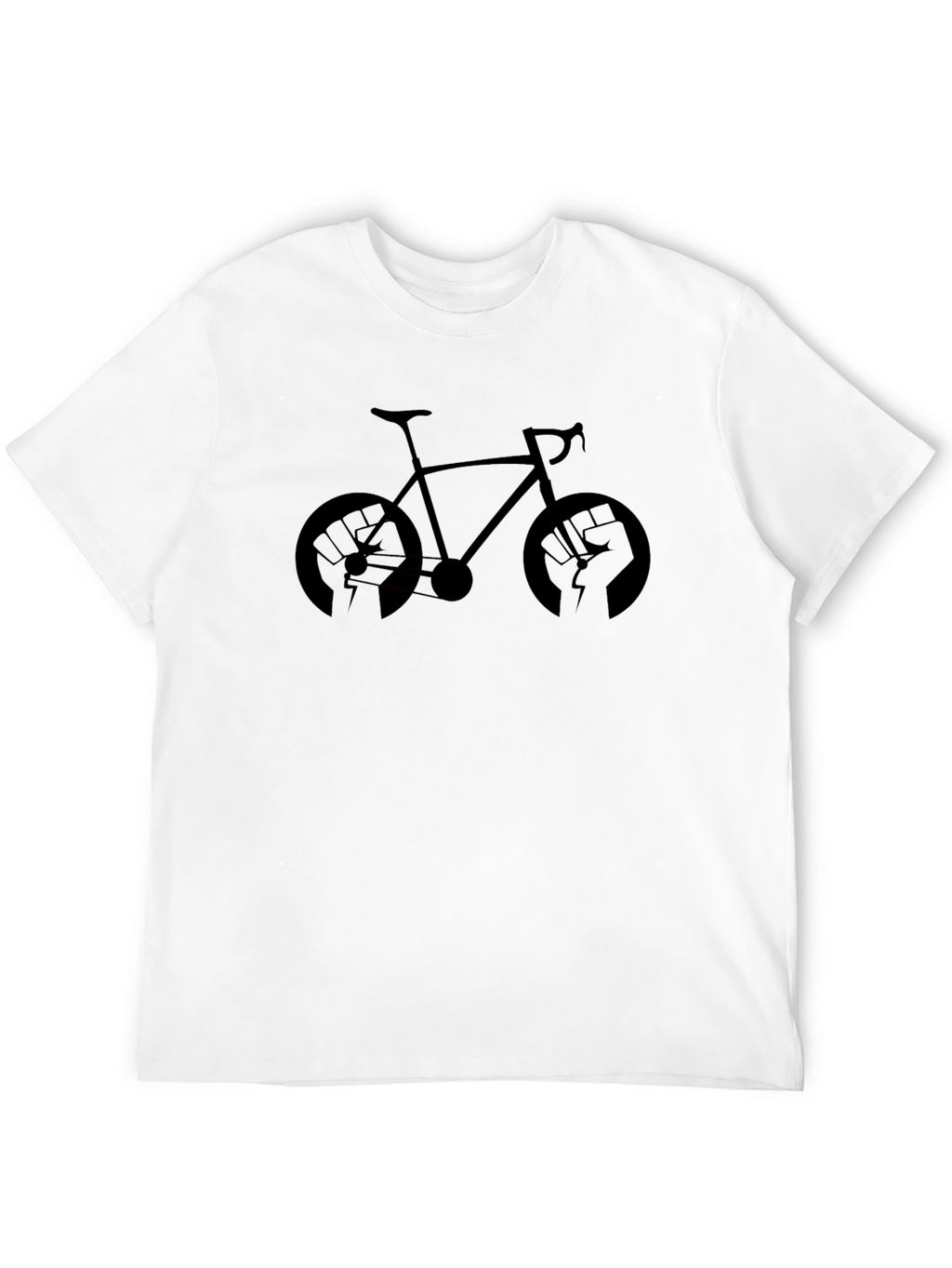 Black Bike Fist Graphic T-Shirt
