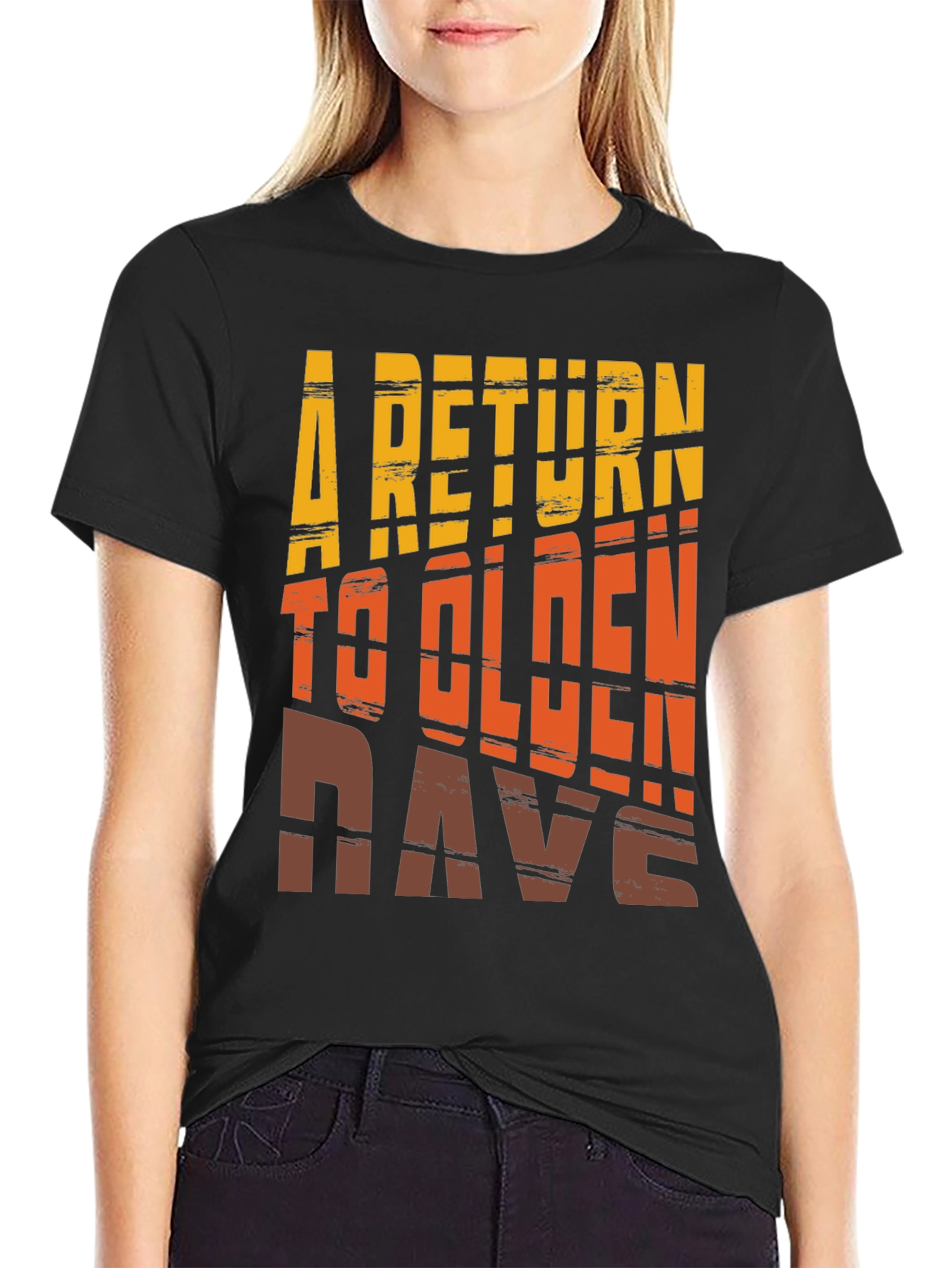 Retro A Return to Olden Days Graphic Tee