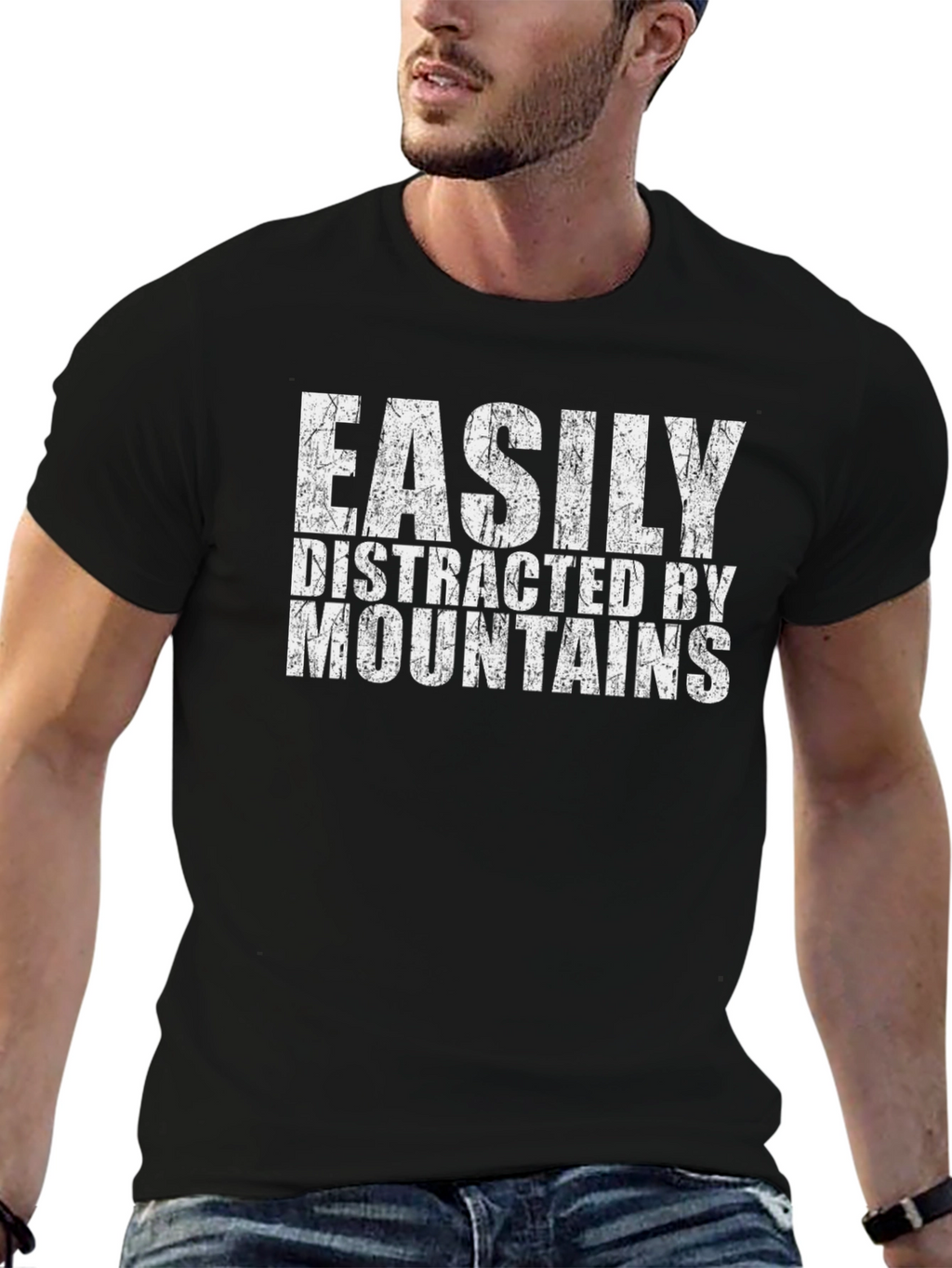 Easily Distracted by Mountains T-Shirt