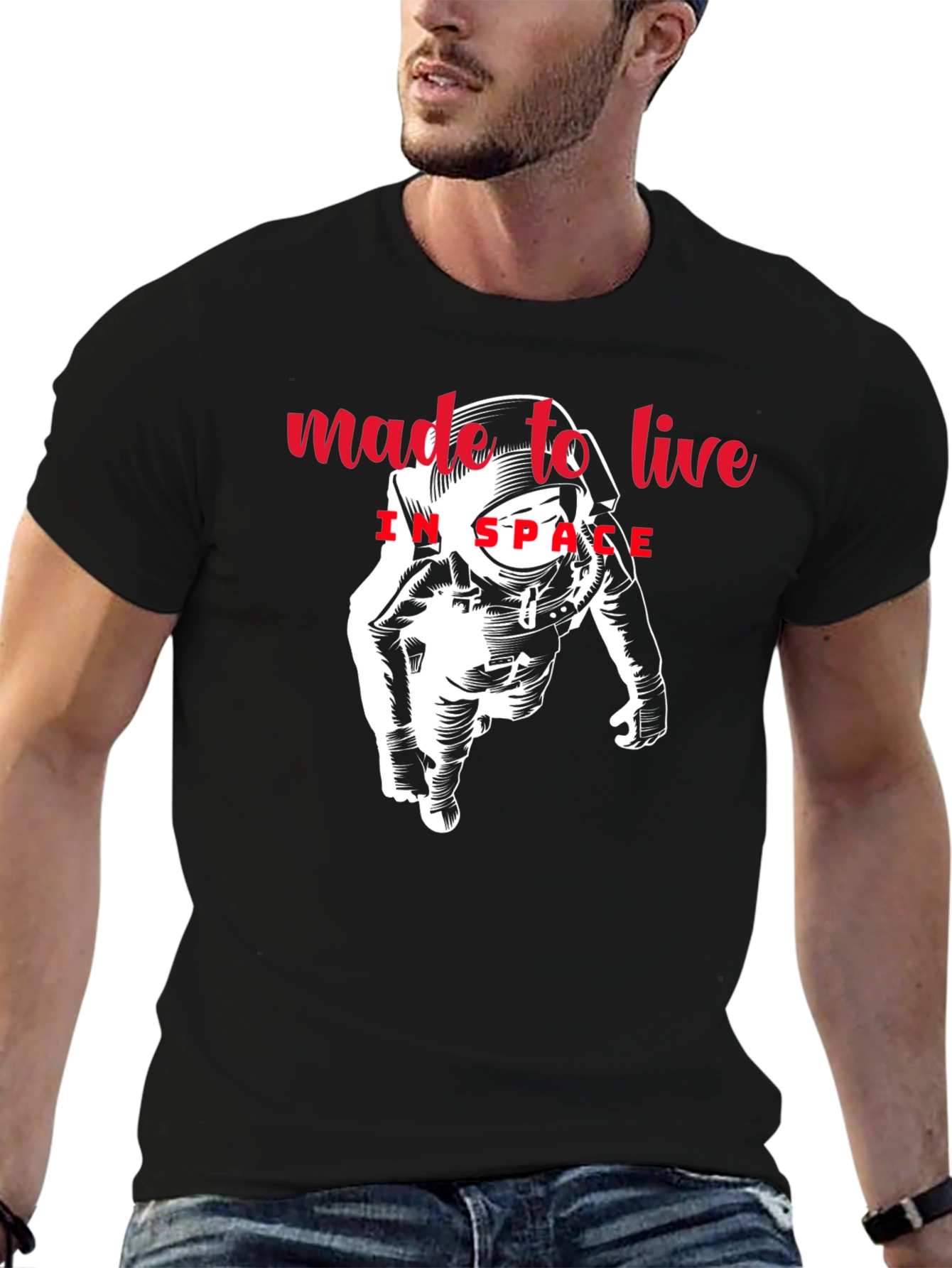 Made to Live in Space Graphic Tee