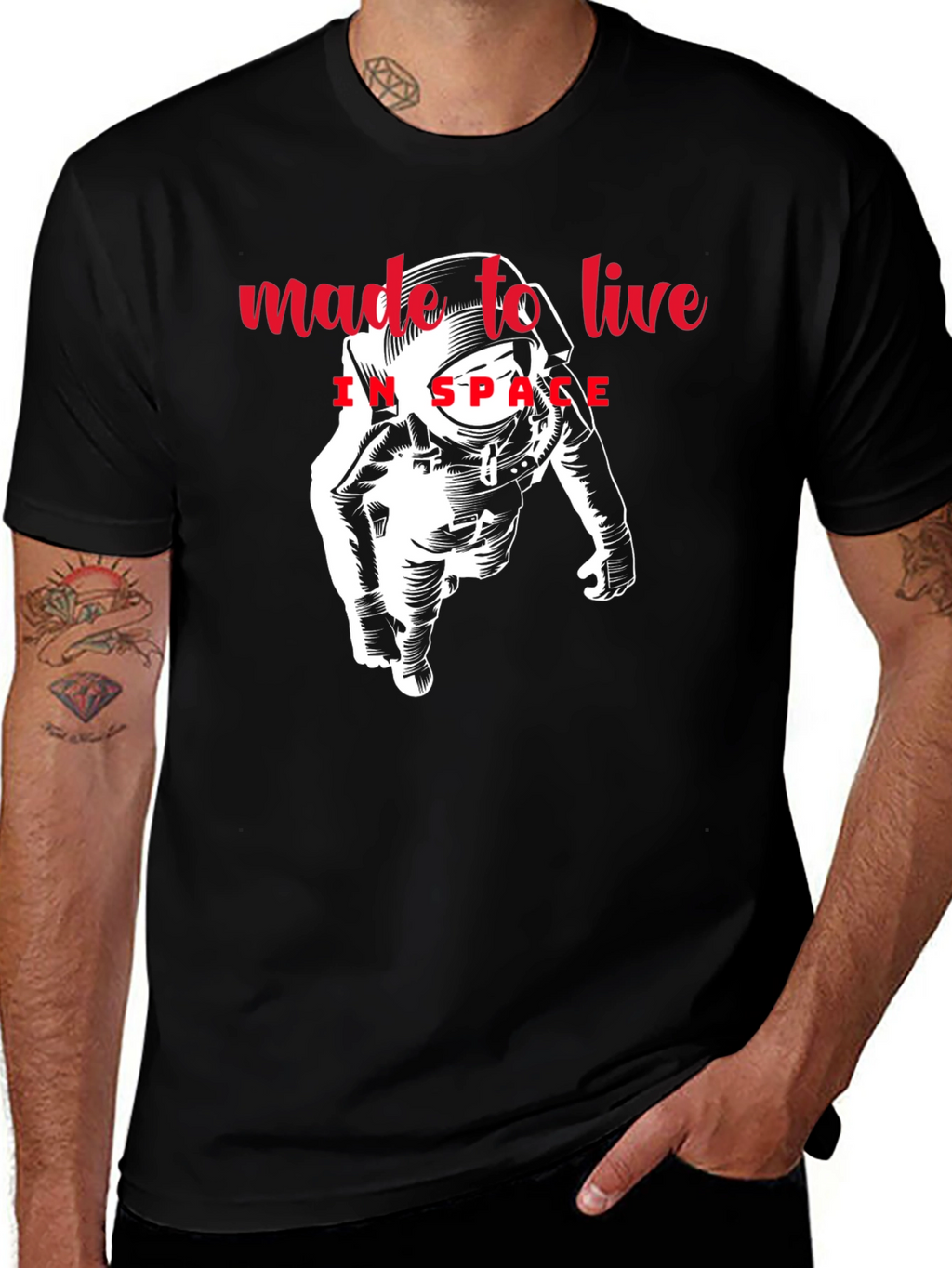 Made to Live in Space Graphic Tee