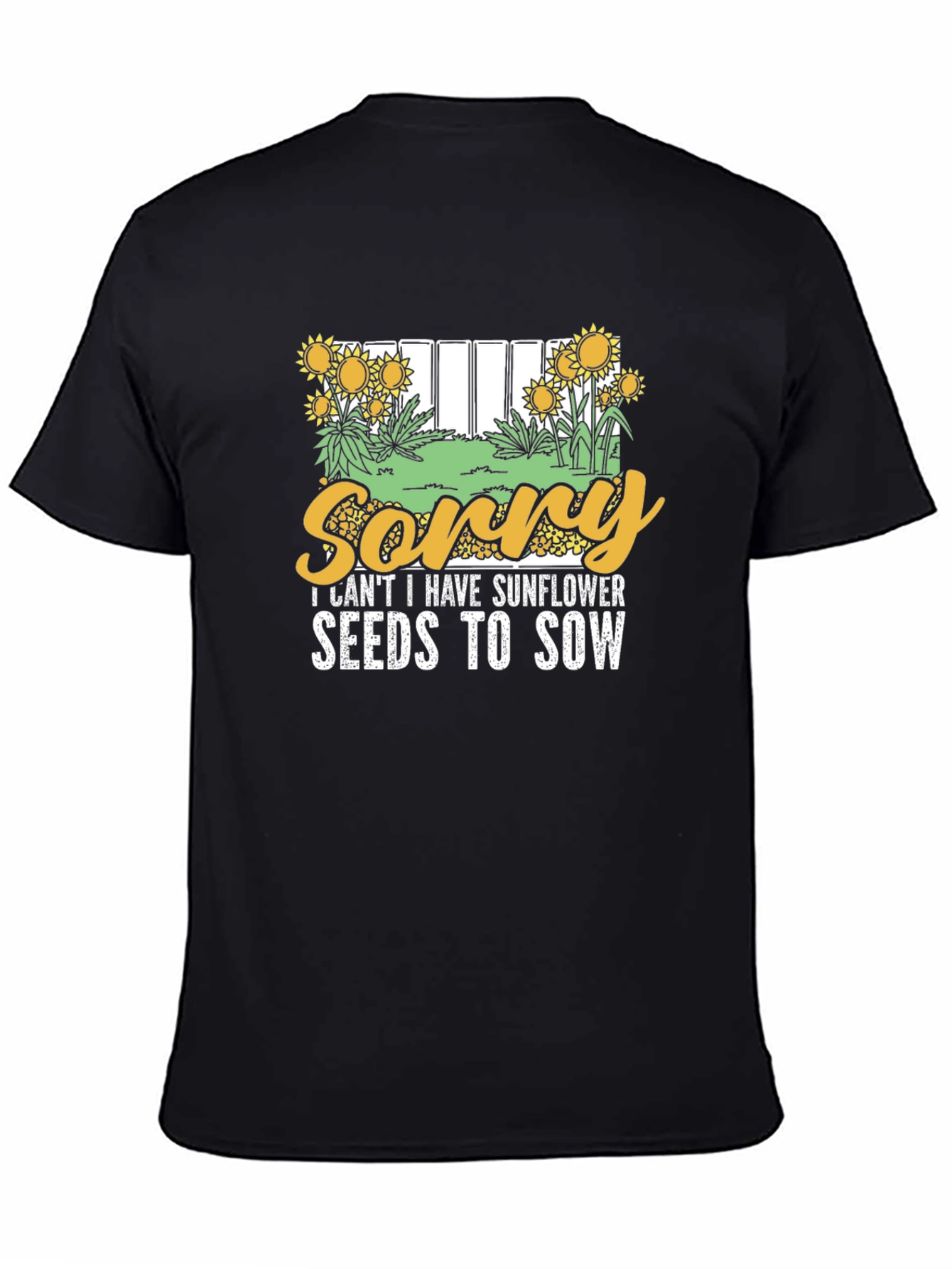 Sunflower Seeds Gardener T-Shirt