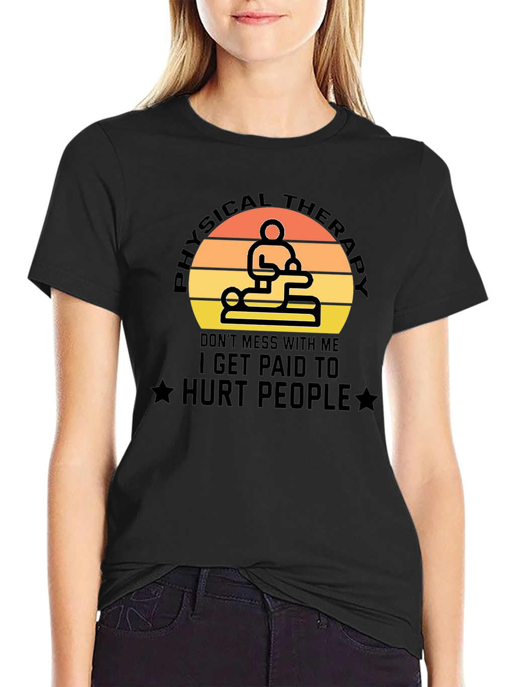 Physical Therapy Funny Graphic Tee Shirt