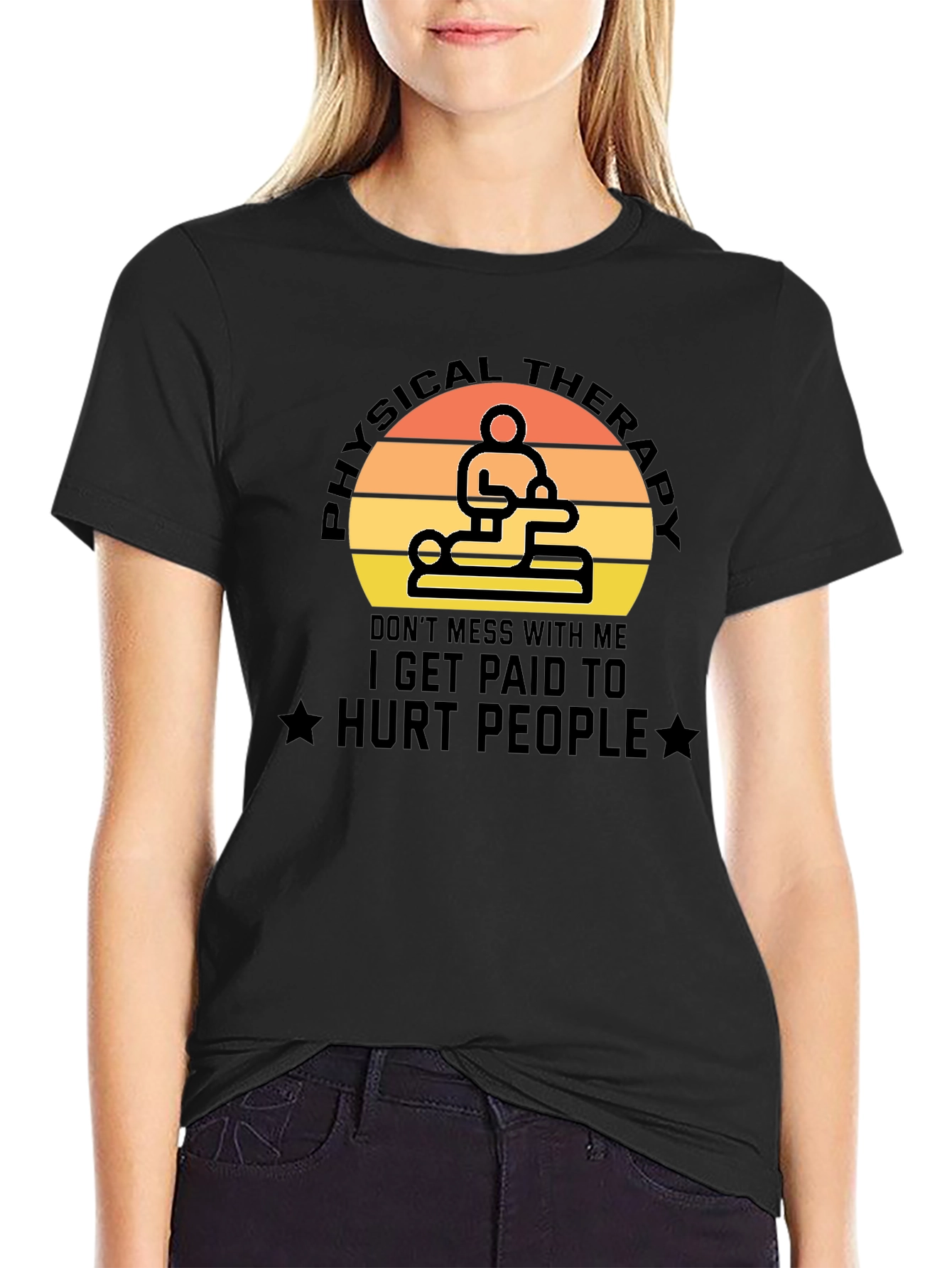 Physical Therapy Funny Graphic Tee Shirt