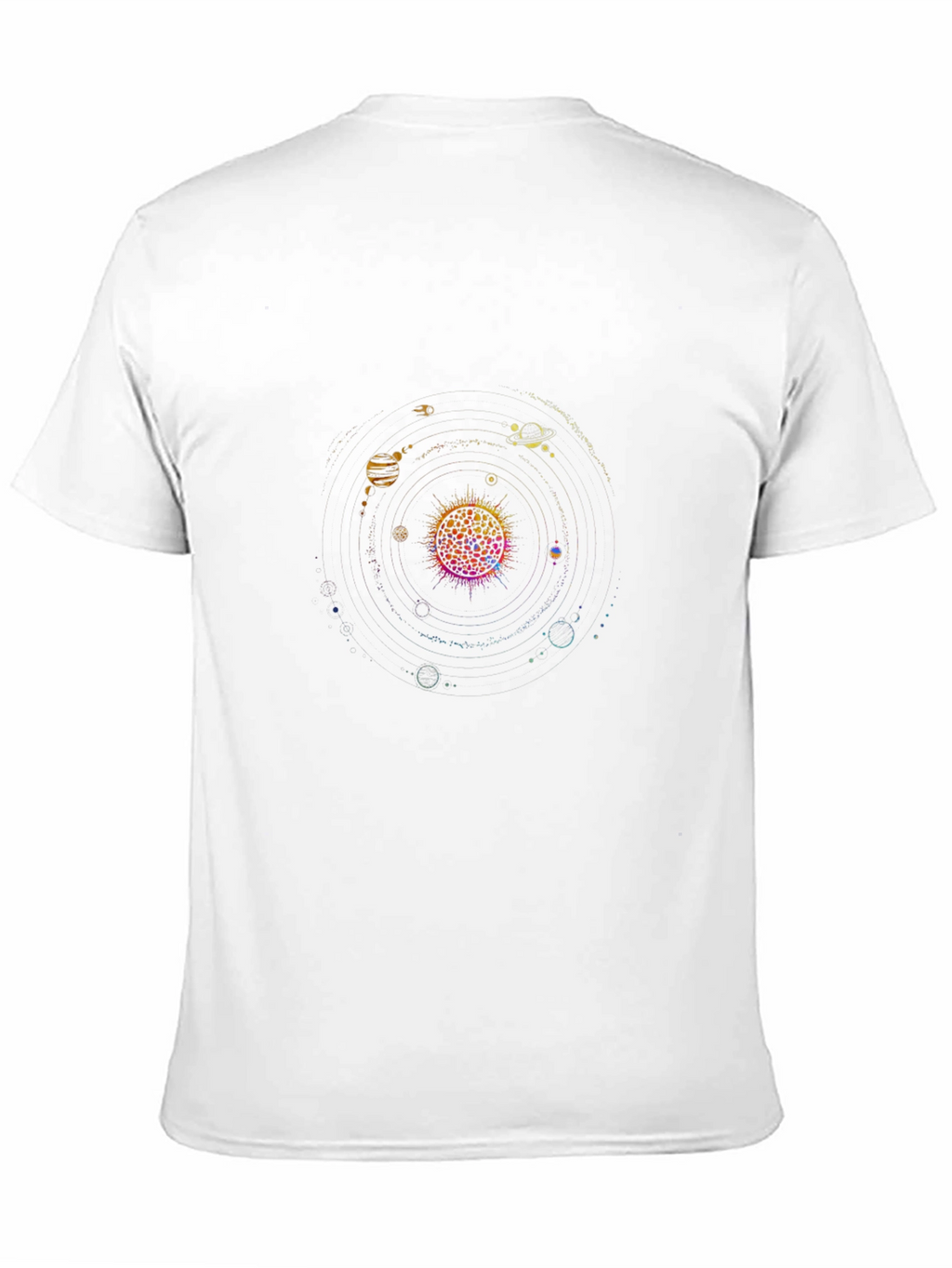 Solar System Graphic Black T-Shirt