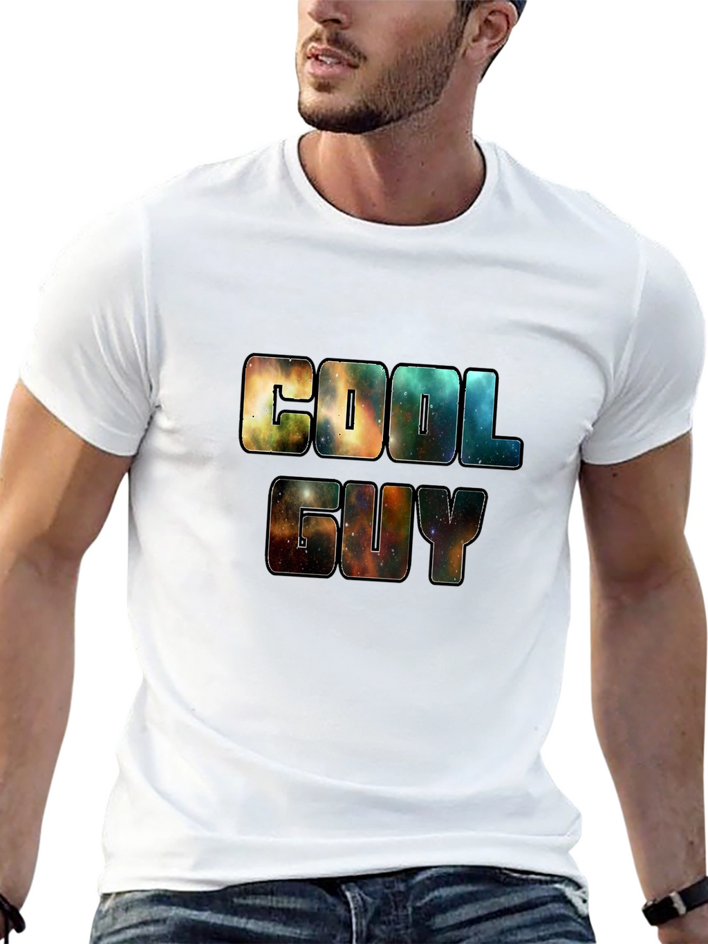 Cool Guy Black Graphic Tee