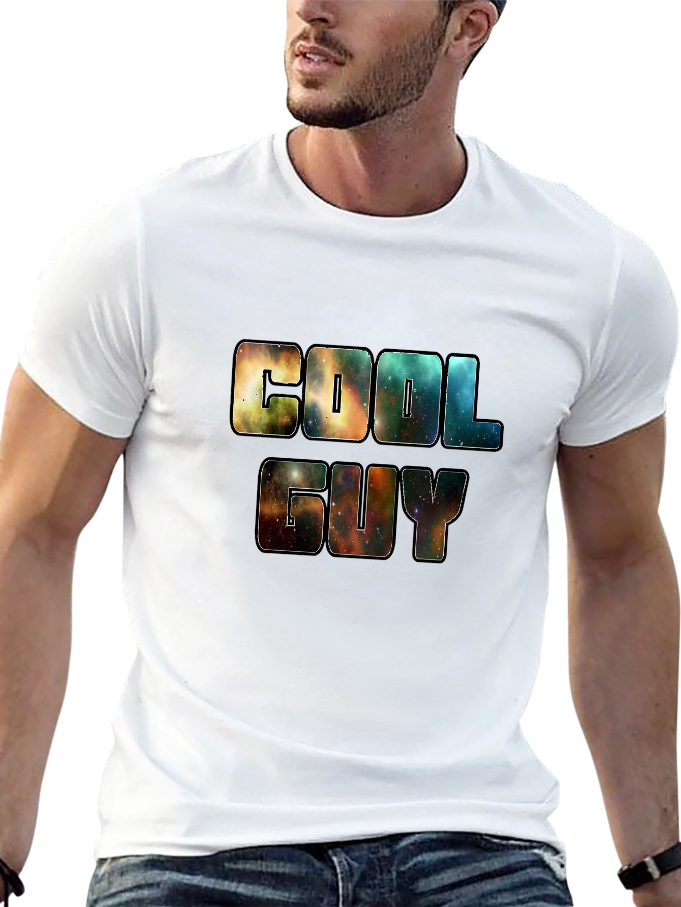 Cool Guy Black Graphic Tee