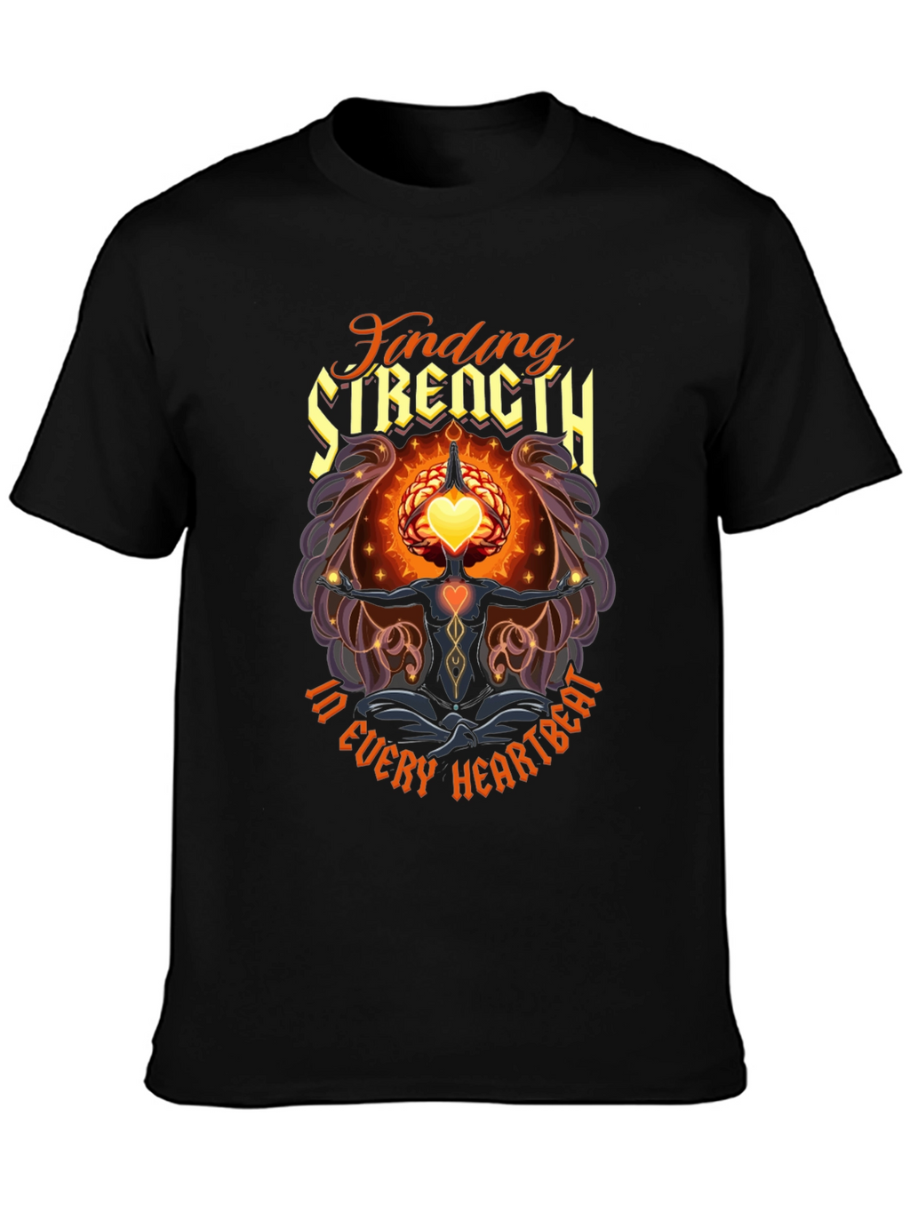 Finding Strength T-Shirt - Every Heartbeat Graphic Tee