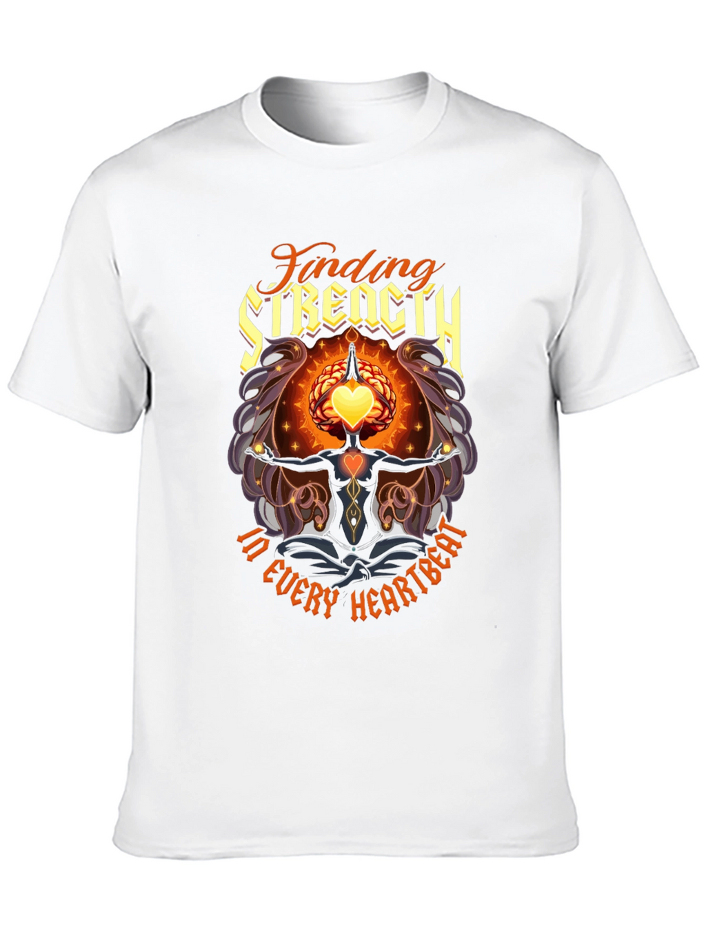 Finding Strength T-Shirt - Every Heartbeat Graphic Tee