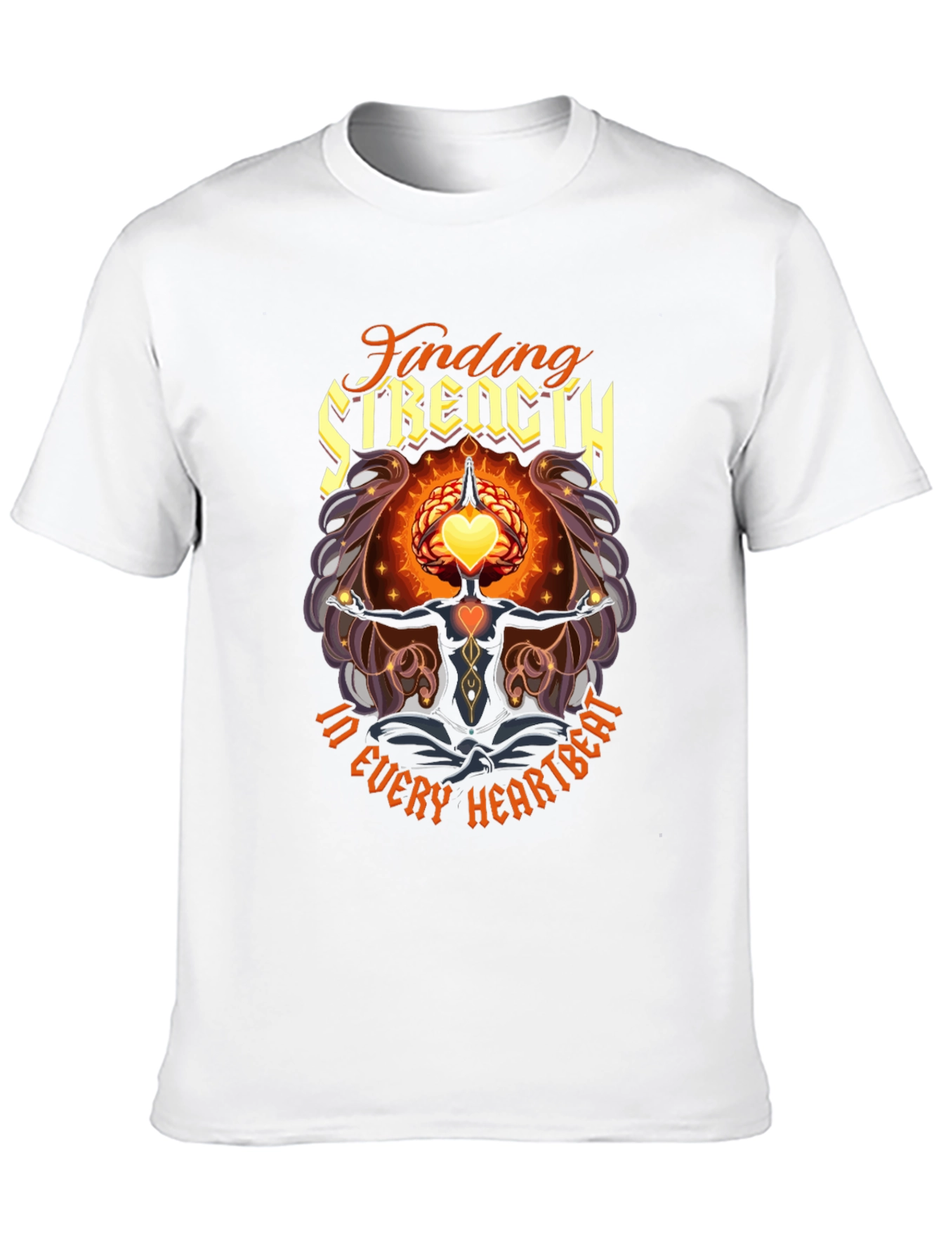 Finding Strength T-Shirt - Every Heartbeat Graphic Tee