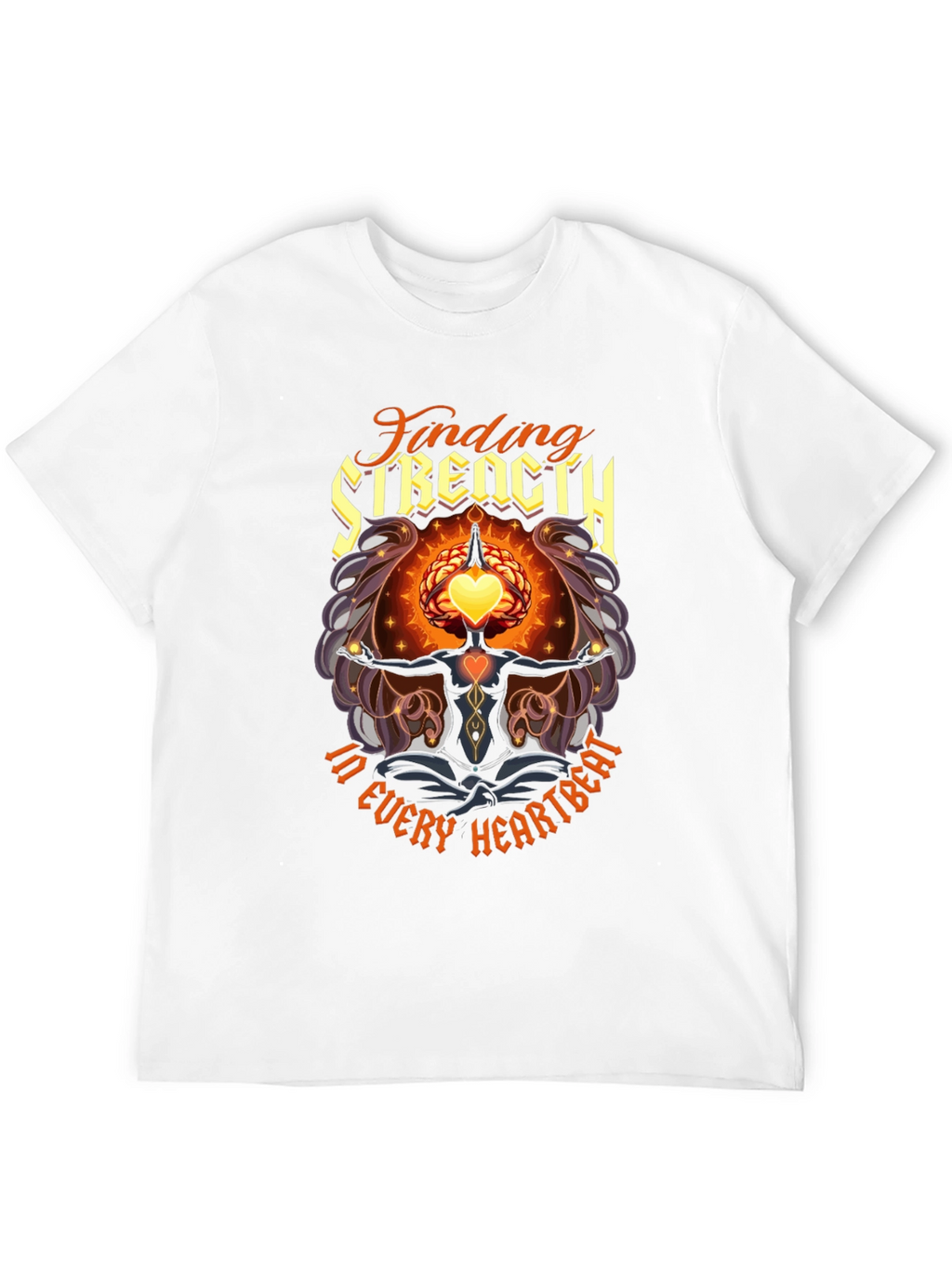 Finding Strength T-Shirt - Every Heartbeat Graphic Tee
