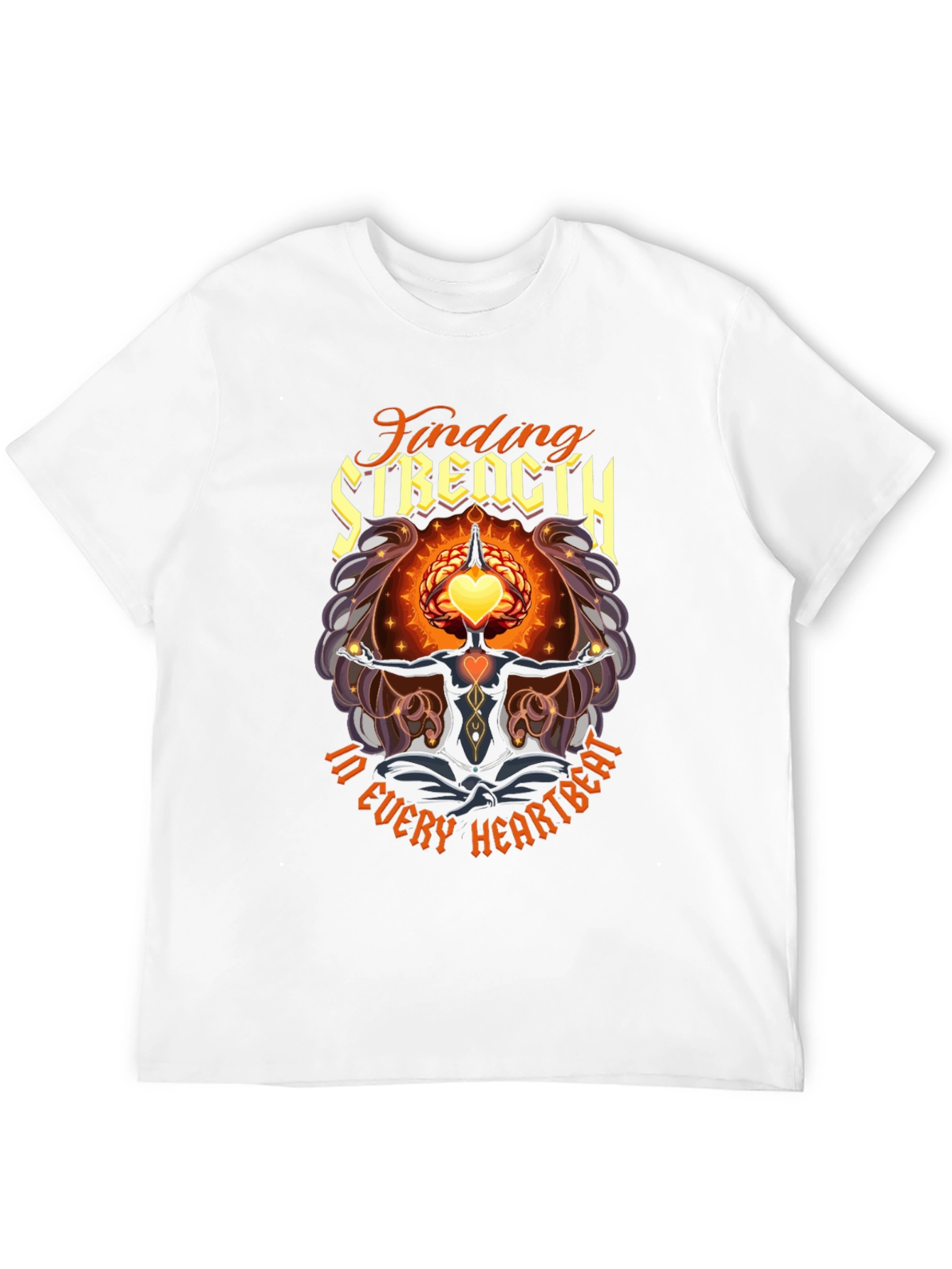 Finding Strength T-Shirt - Every Heartbeat Graphic Tee