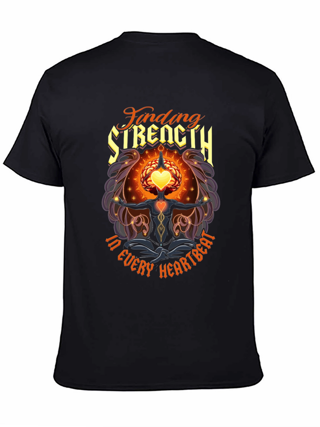 Finding Strength T-Shirt - Every Heartbeat Graphic Tee