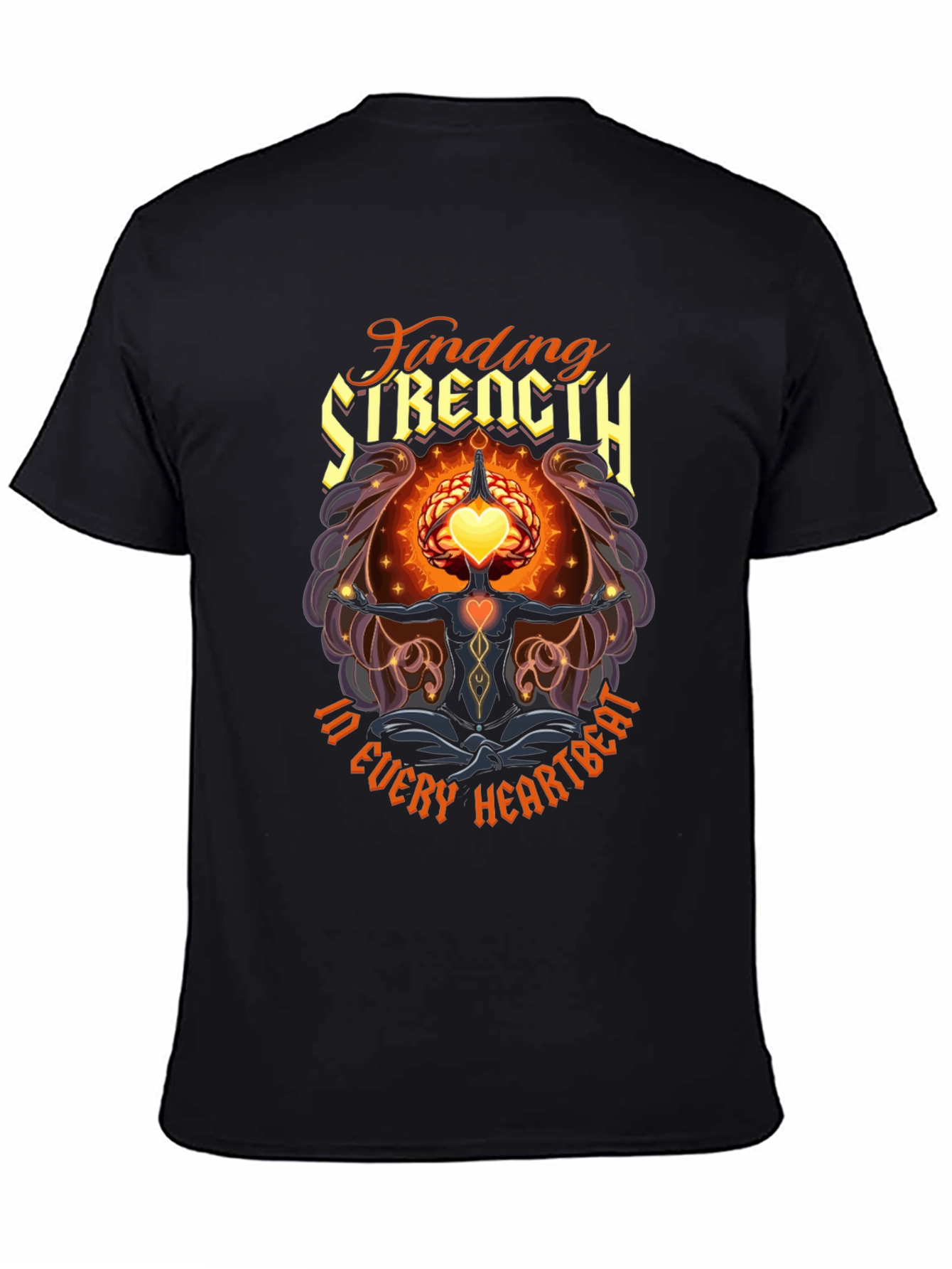 Finding Strength T-Shirt - Every Heartbeat Graphic Tee