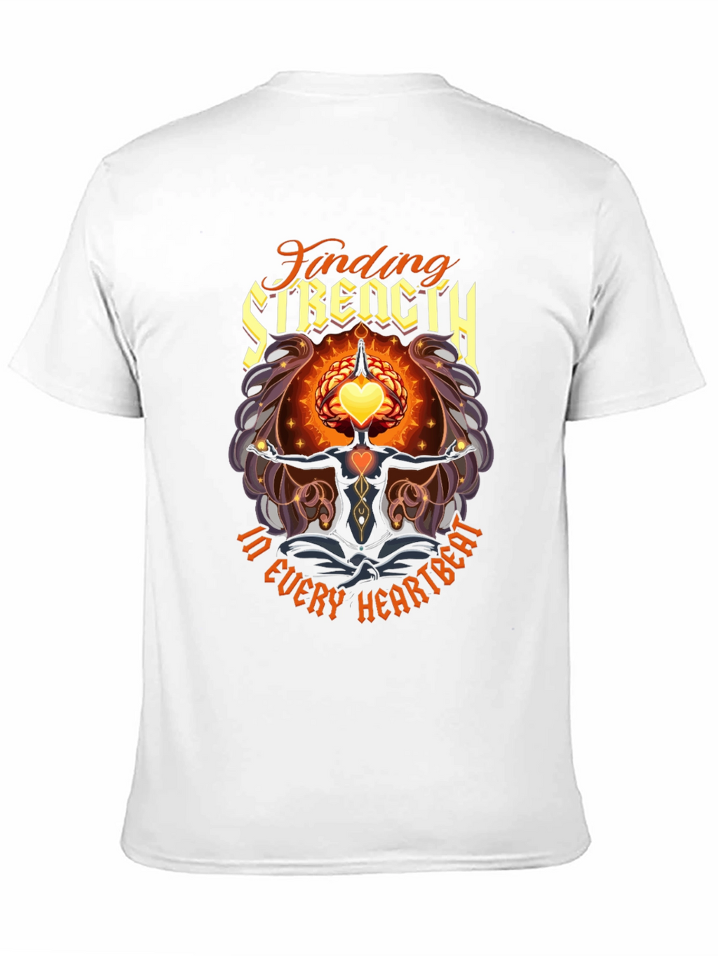 Finding Strength T-Shirt - Every Heartbeat Graphic Tee