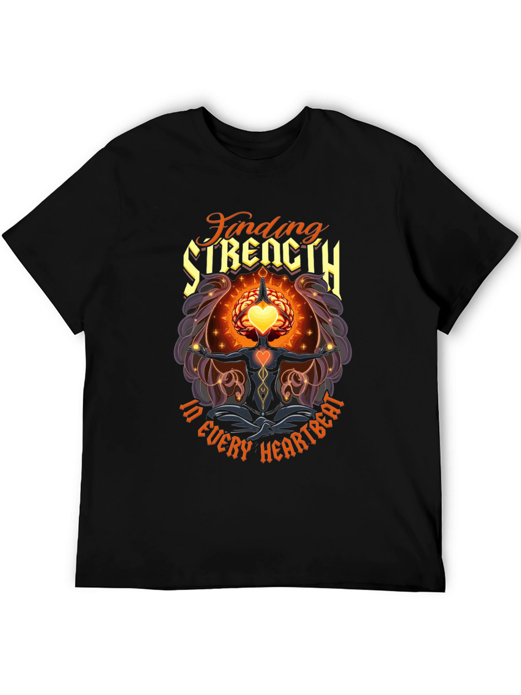 Finding Strength T-Shirt - Every Heartbeat Graphic Tee