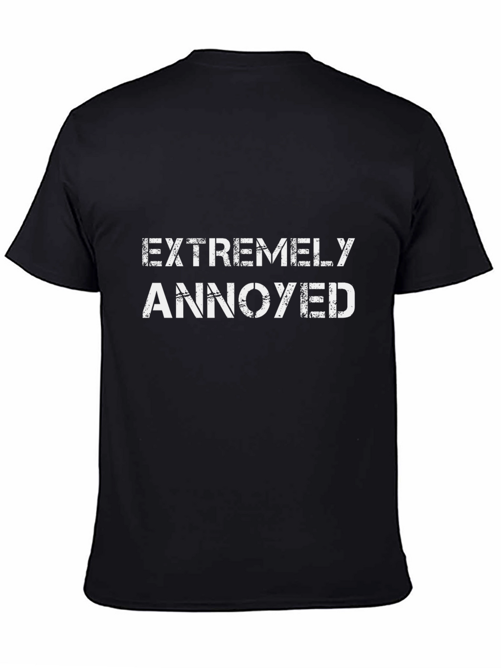 Extremely Annoyed Black Graphic T-Shirt
