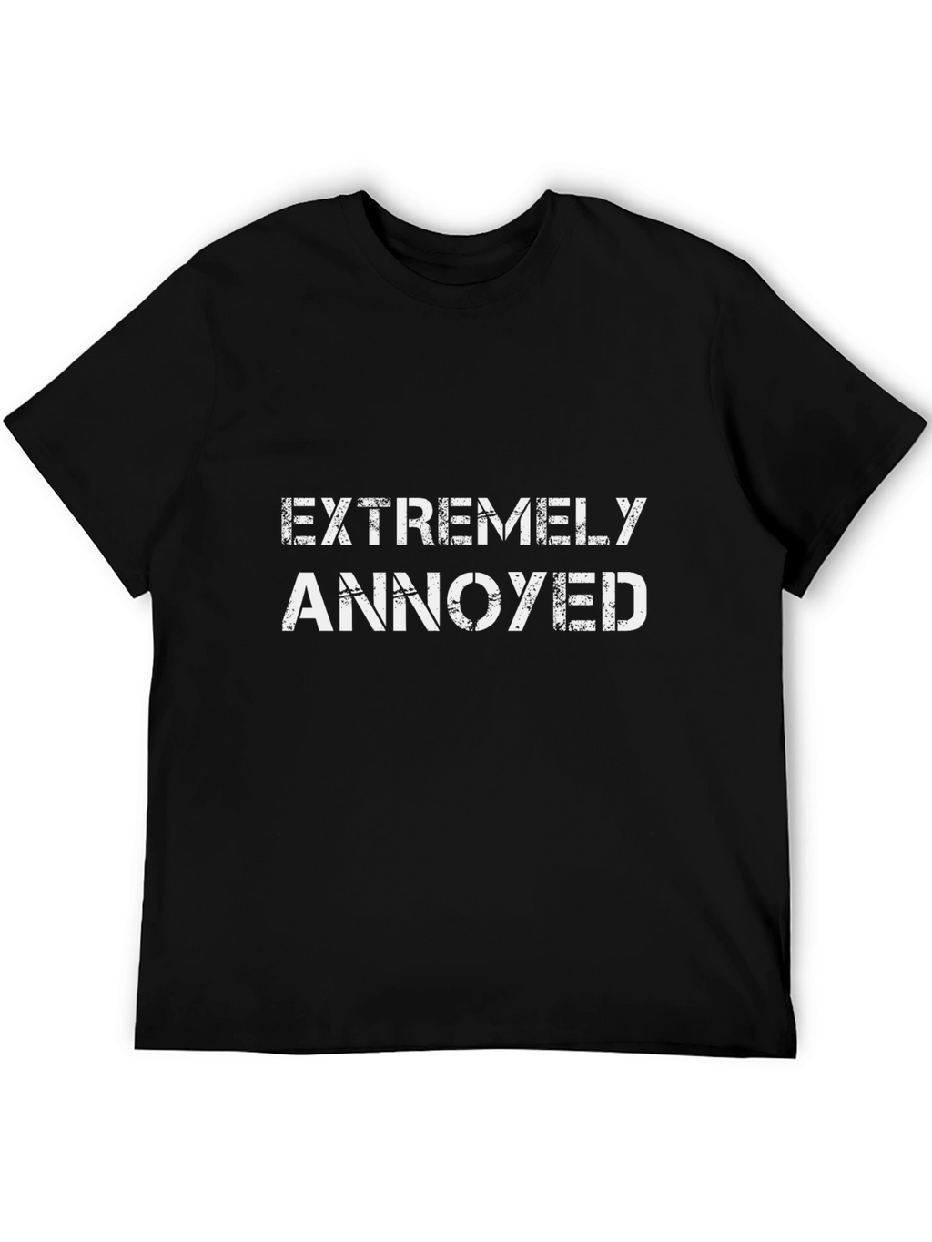 Extremely Annoyed Black Graphic T-Shirt