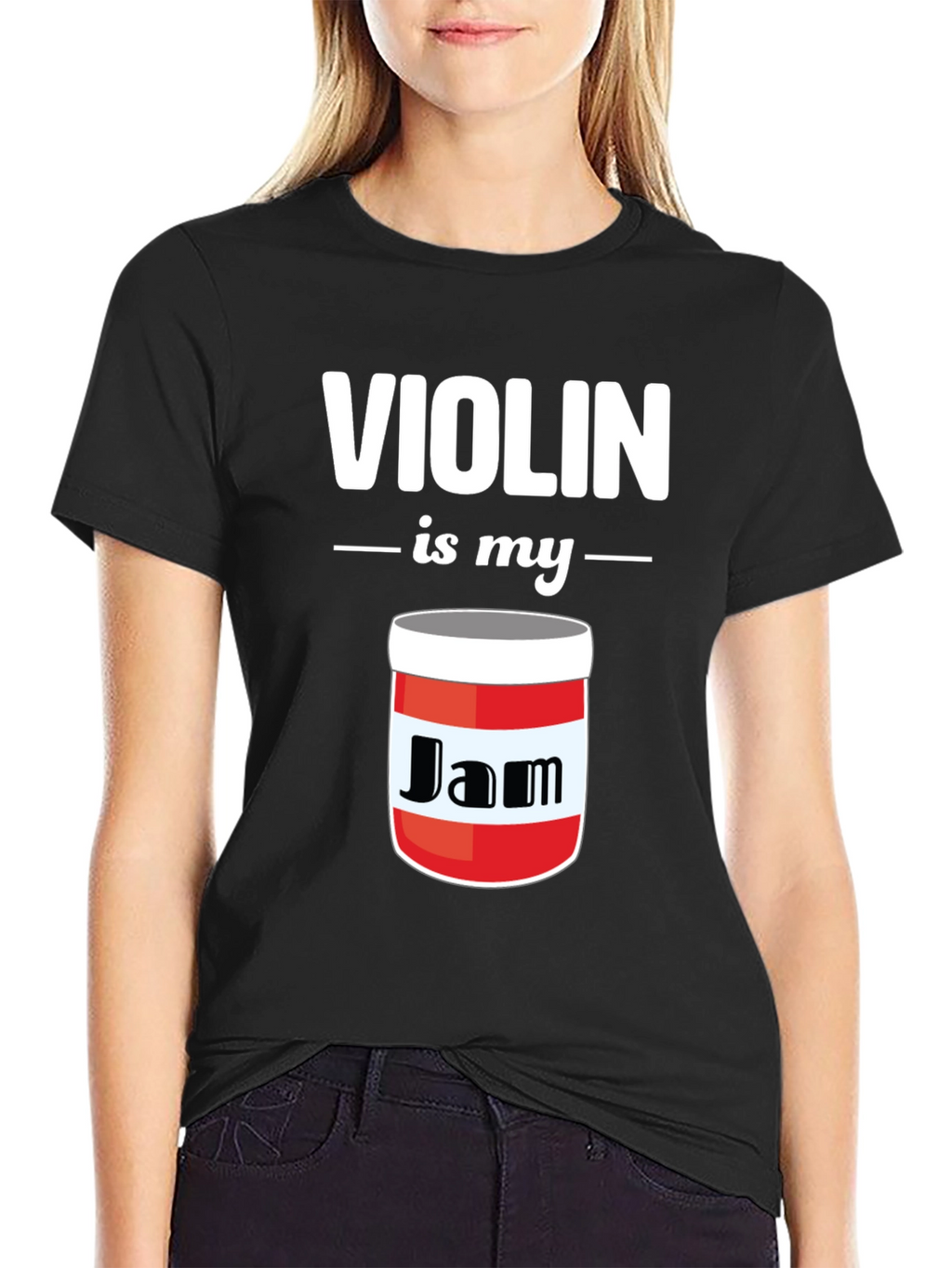 Violin is my Jam Graphic Tee | Musician T-Shirt