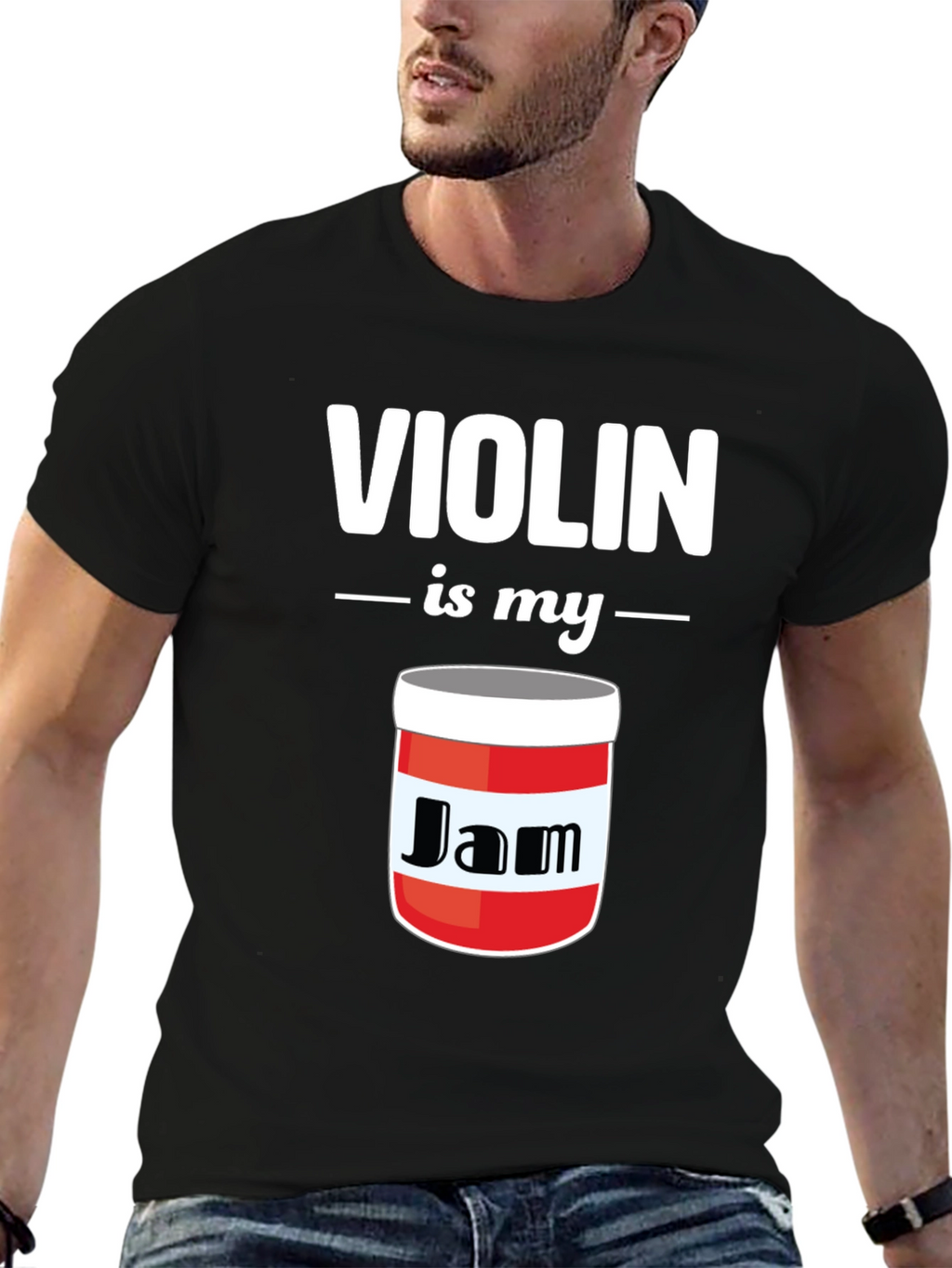 Violin is my Jam Graphic Tee | Musician T-Shirt