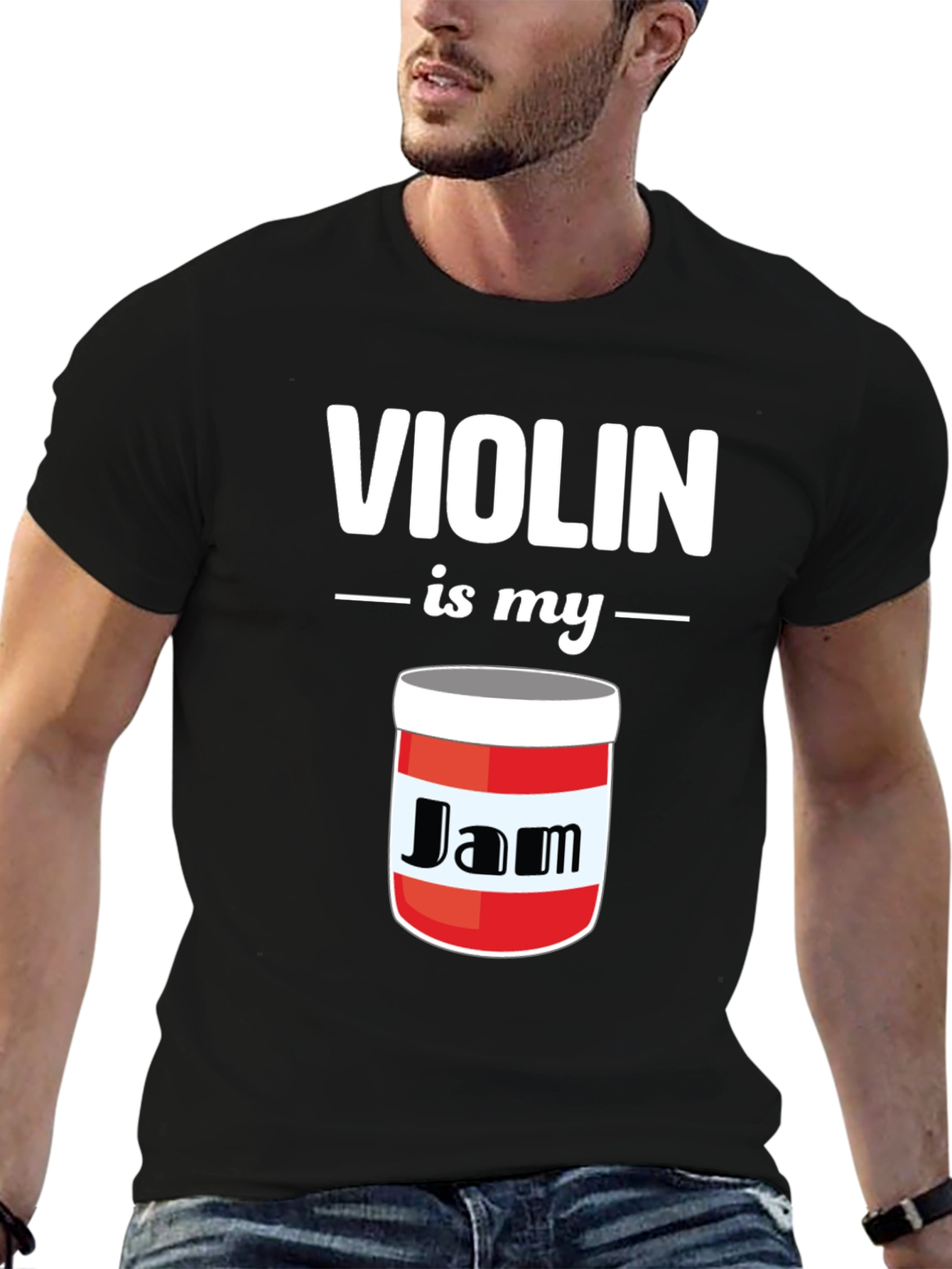 Violin is my Jam Graphic Tee | Musician T-Shirt