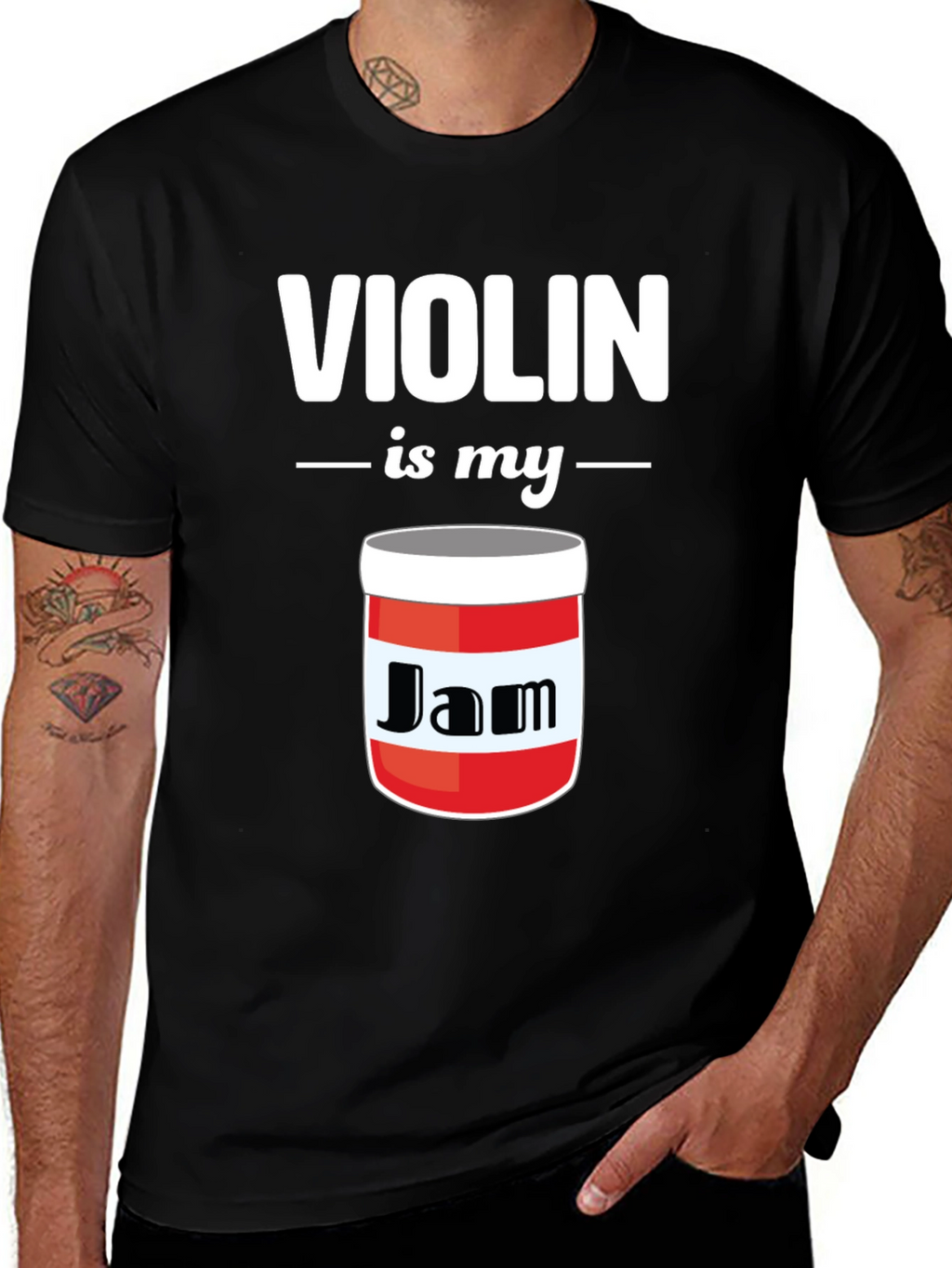 Violin is my Jam Graphic Tee | Musician T-Shirt