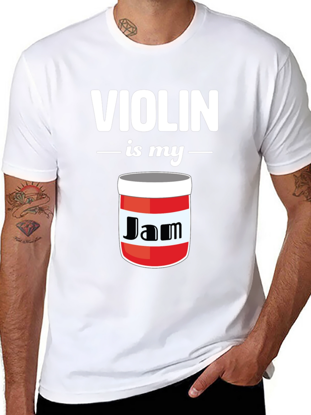 Violin is my Jam Graphic Tee | Musician T-Shirt