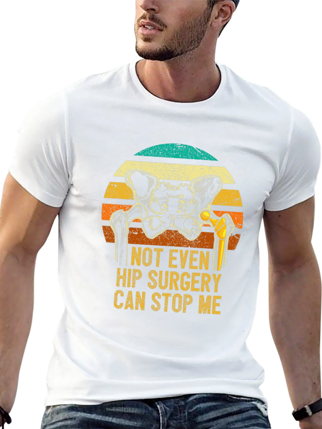 Hip Replacement Funny Graphic Tee