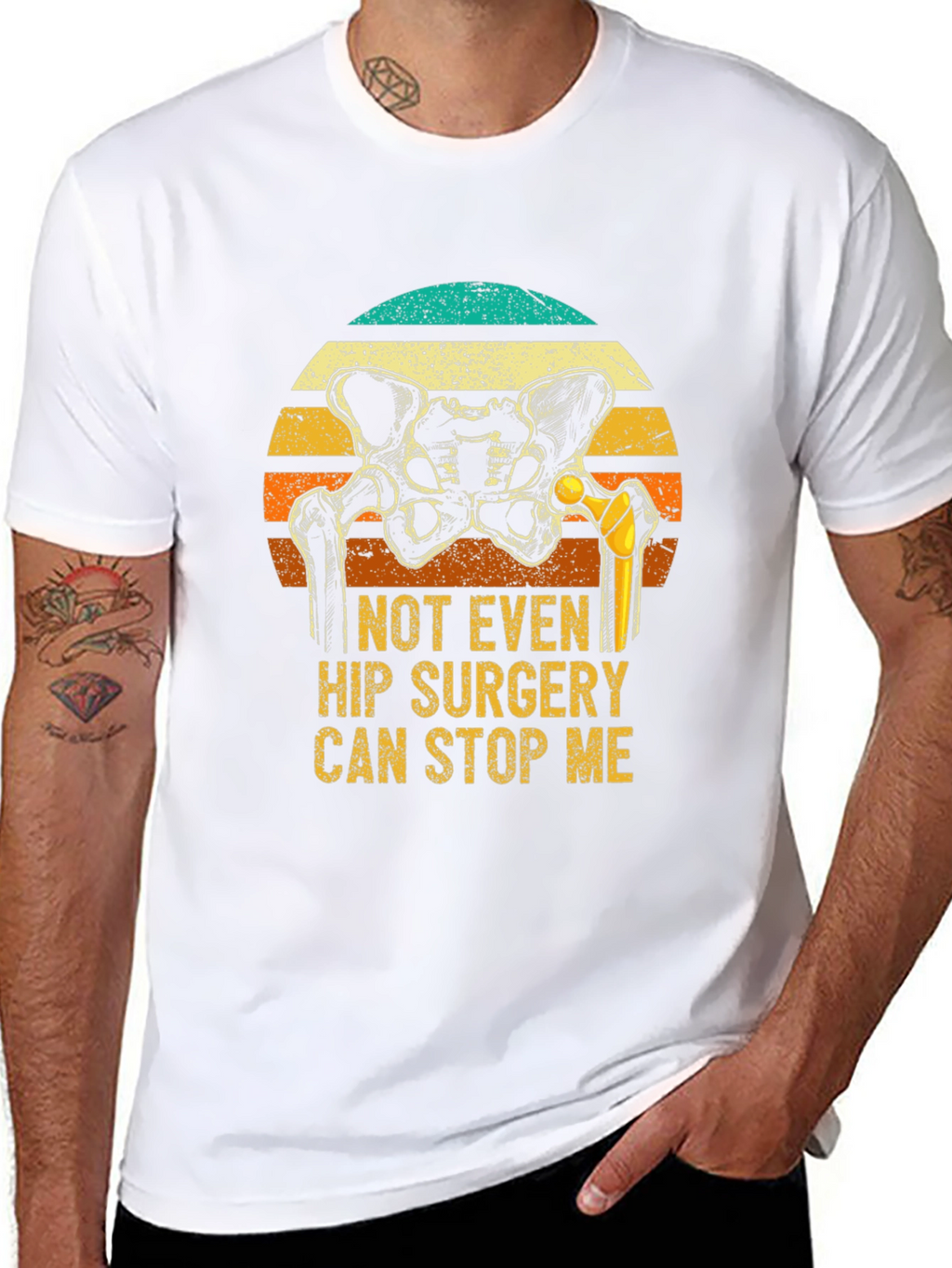 Hip Replacement Funny Graphic Tee