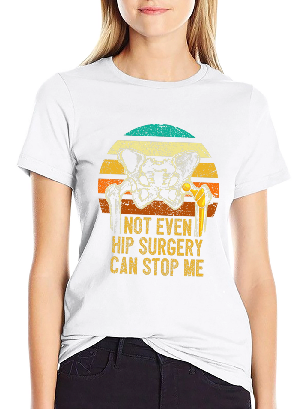 Hip Replacement Funny Graphic Tee