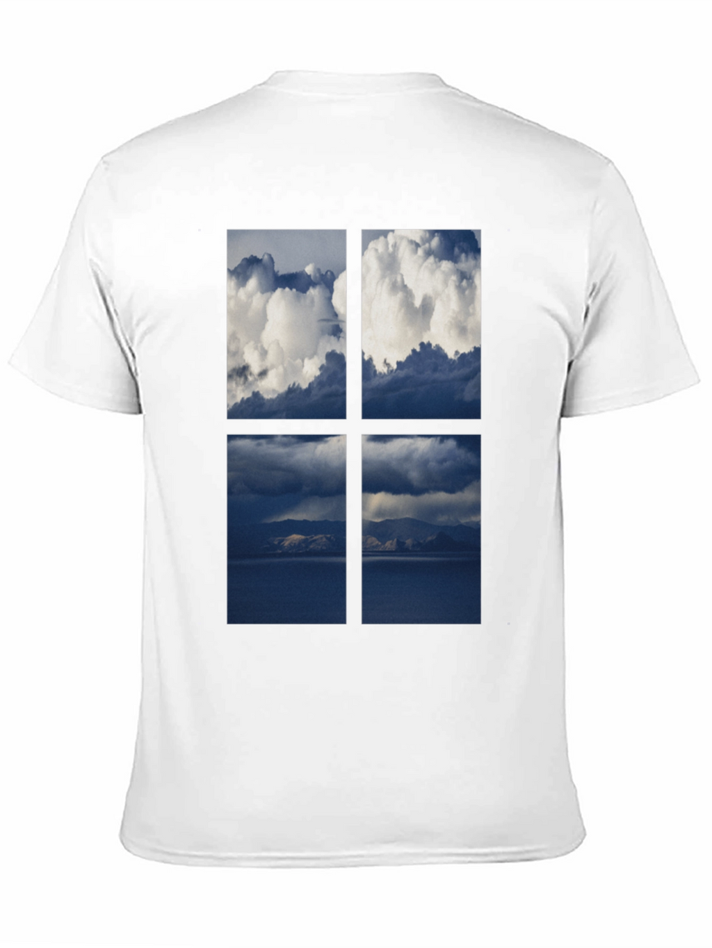 Sky Window T-Shirt - Black Cotton Tee