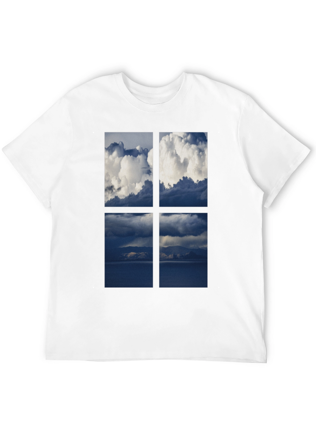 Sky Window T-Shirt - Black Cotton Tee