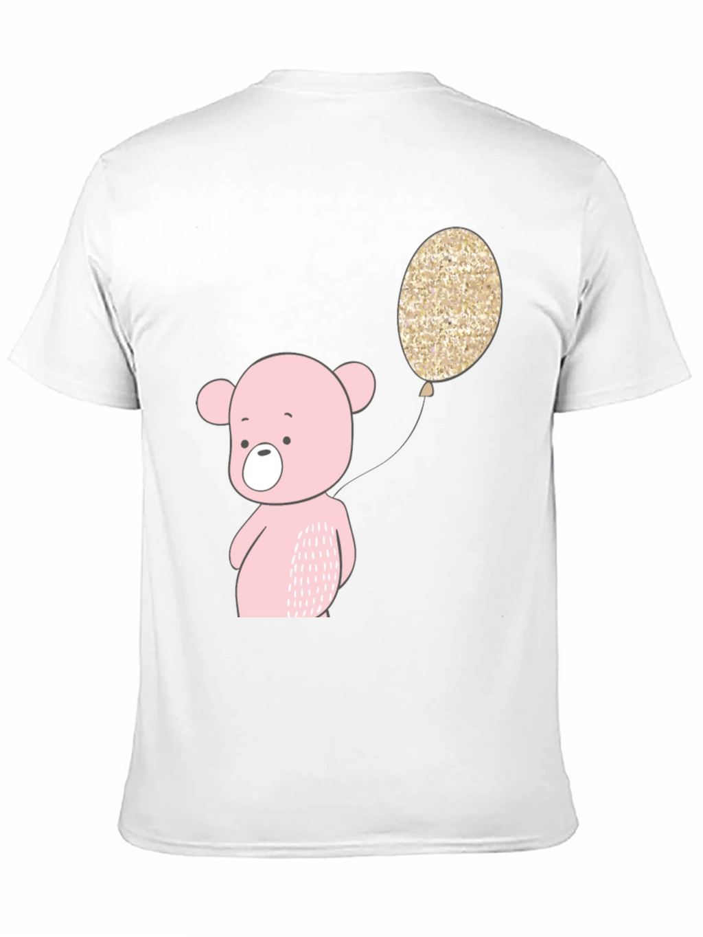 Cute Bear with Balloon Graphic Tee
