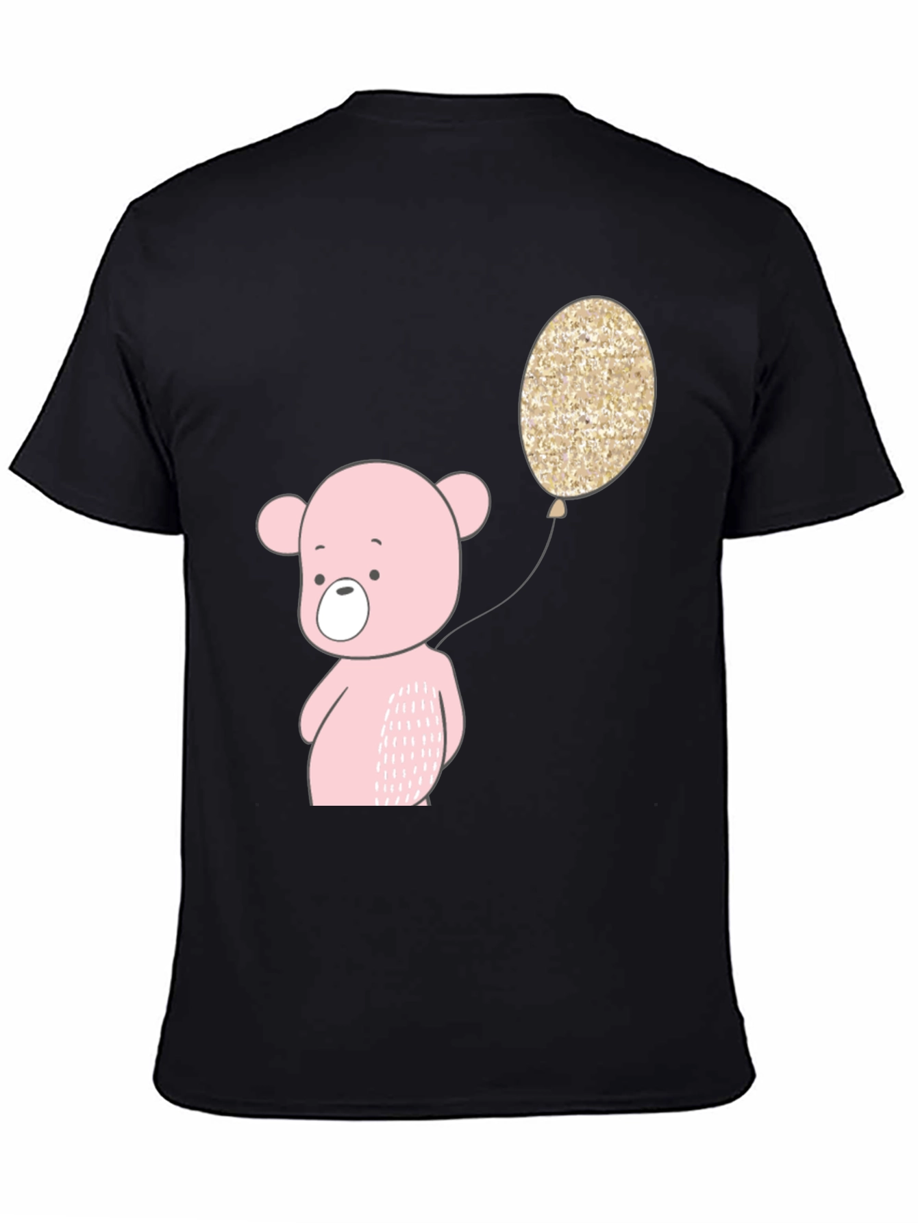 Cute Bear with Balloon Graphic Tee