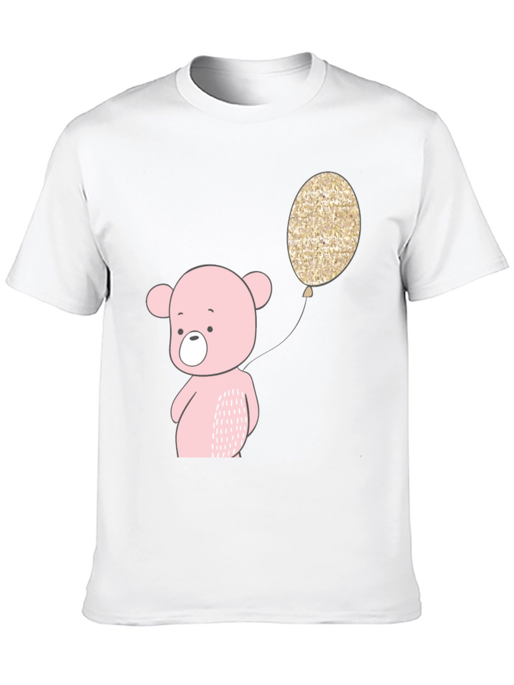Cute Bear with Balloon Graphic Tee