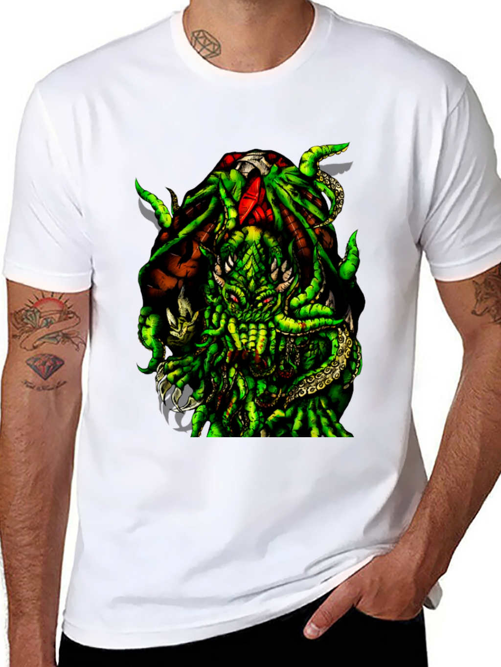 Cthulhu Graphic Tee - Mens Black T-Shirt