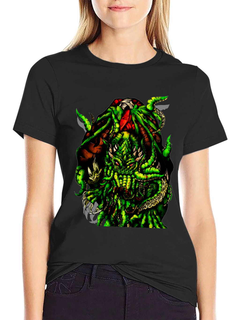 Cthulhu Graphic Tee - Mens Black T-Shirt