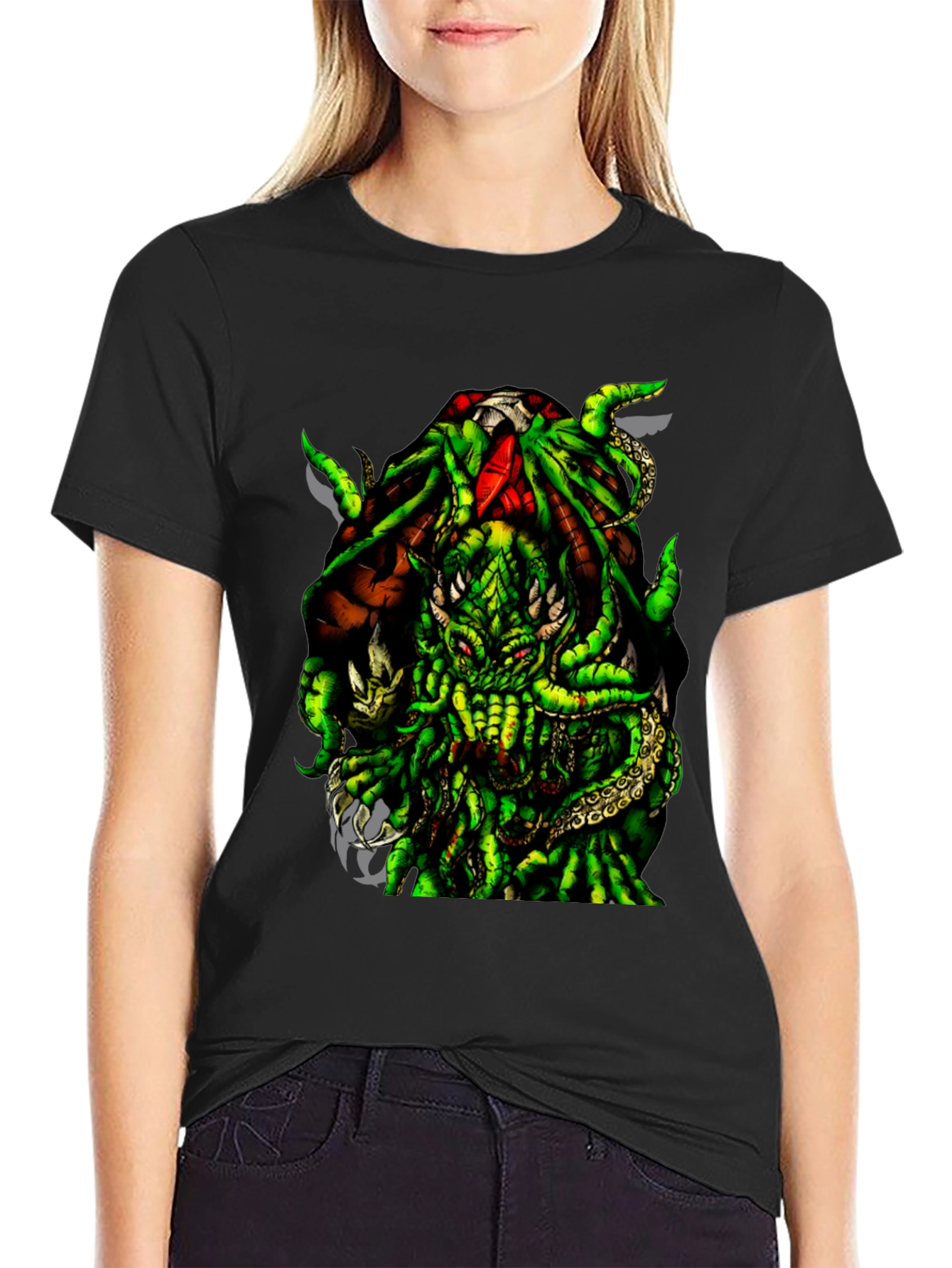 Cthulhu Graphic Tee - Mens Black T-Shirt
