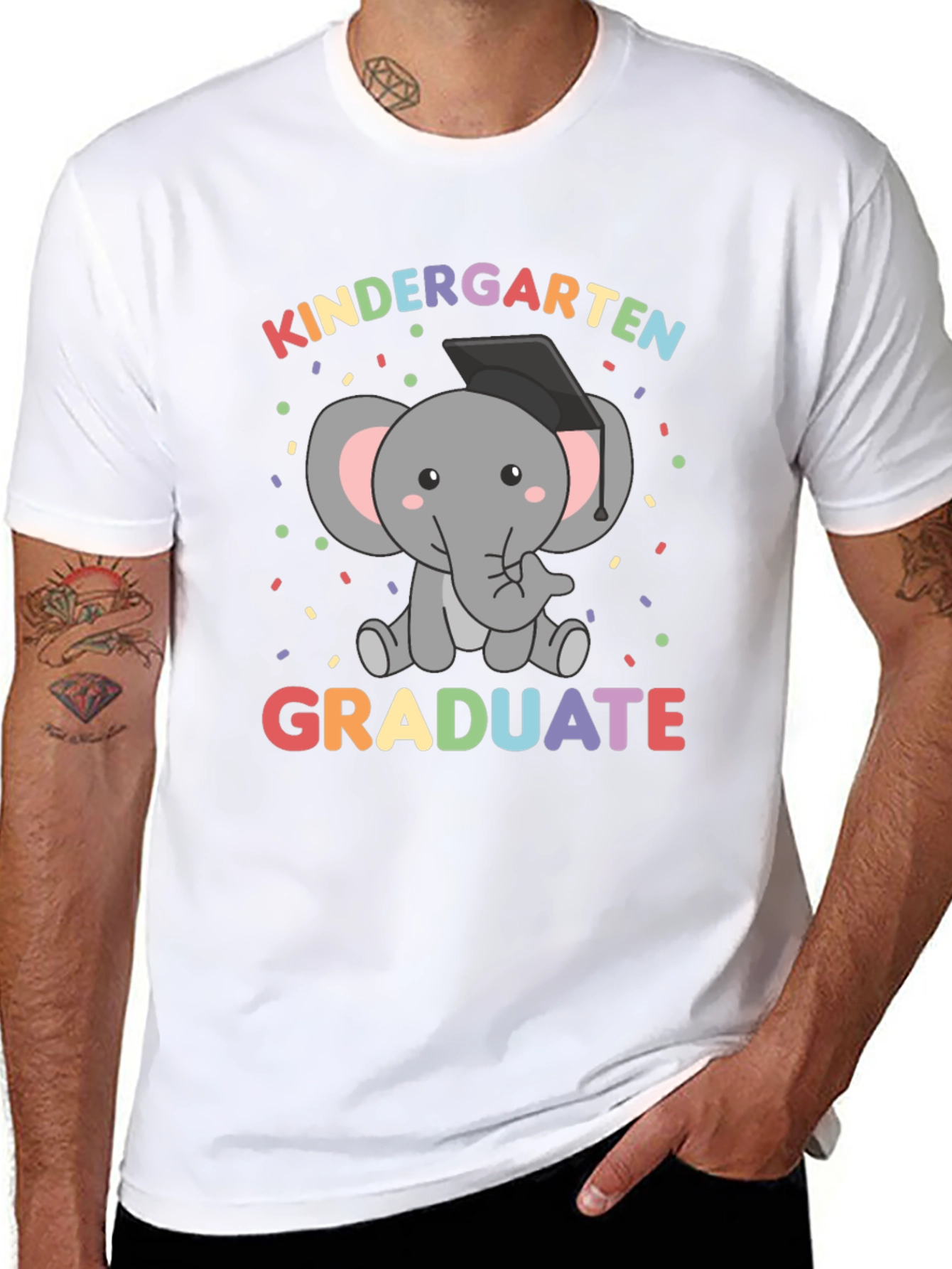 Kindergarten Graduate Elephant T-Shirt