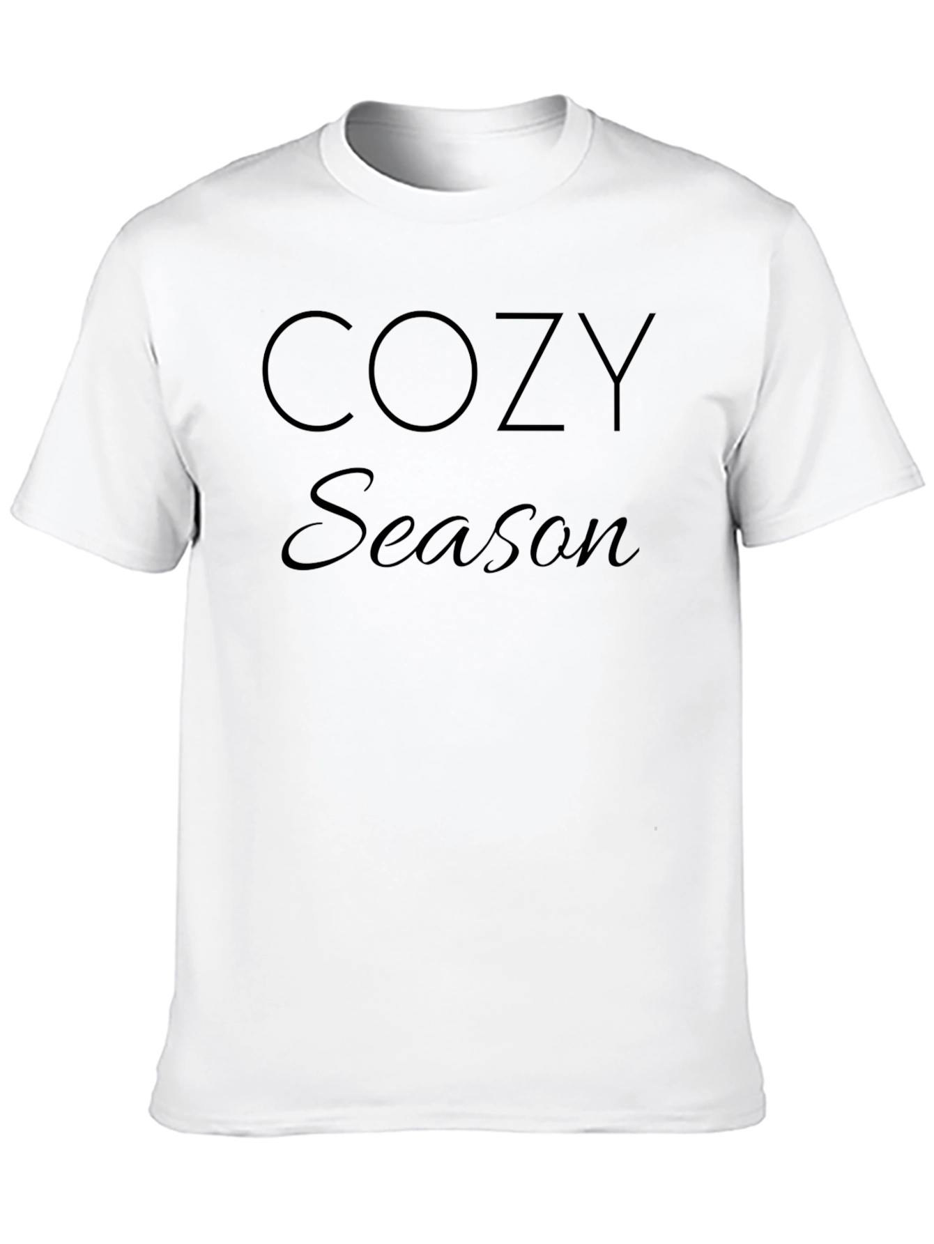 Cozy Season Black Graphic Tee