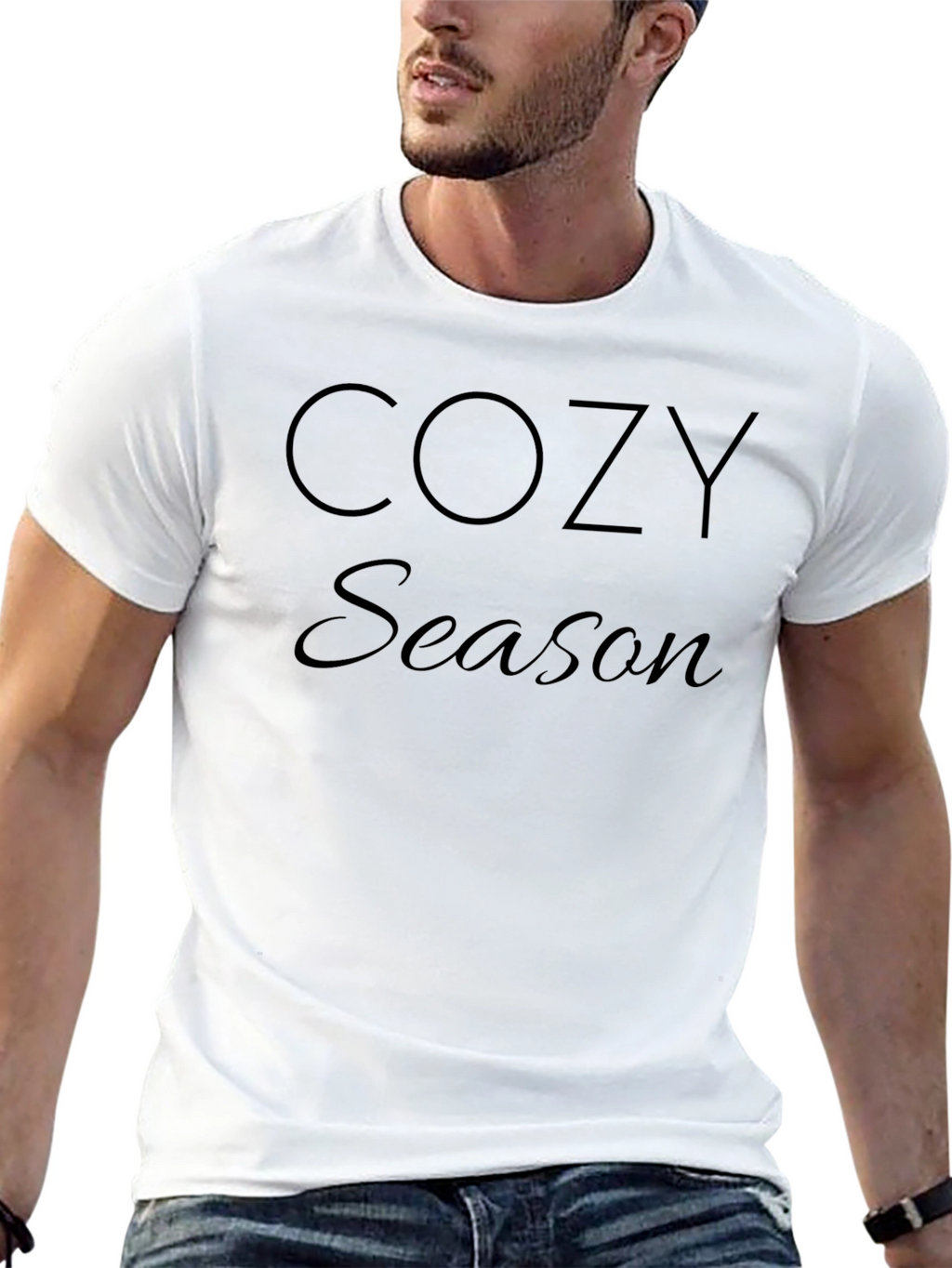 Cozy Season Black Graphic Tee