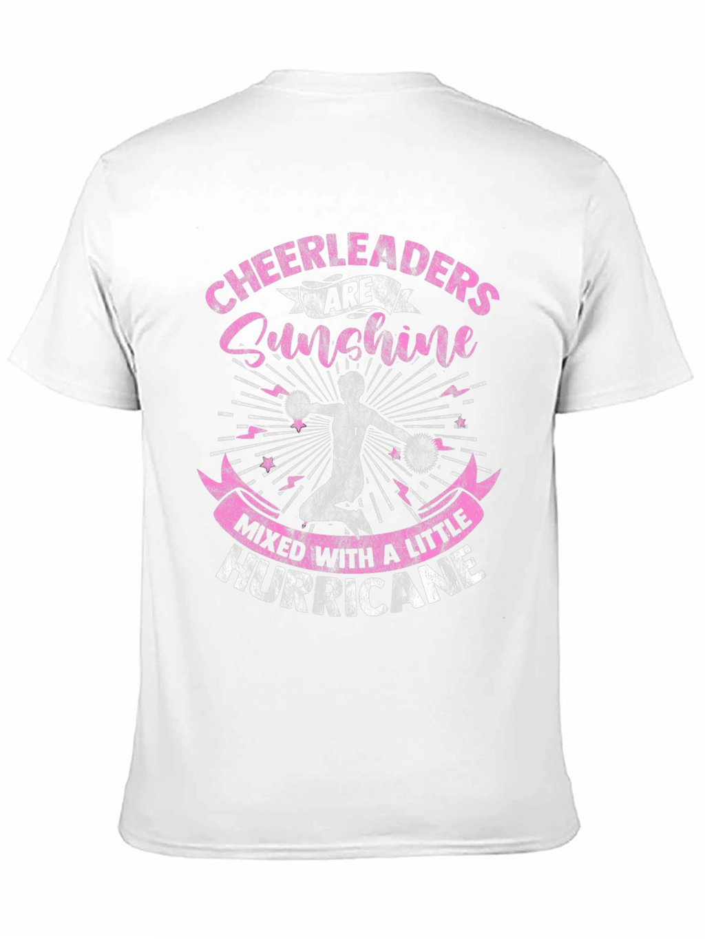 Cheerleader Sunshine Hurricane Black Graphic Tee