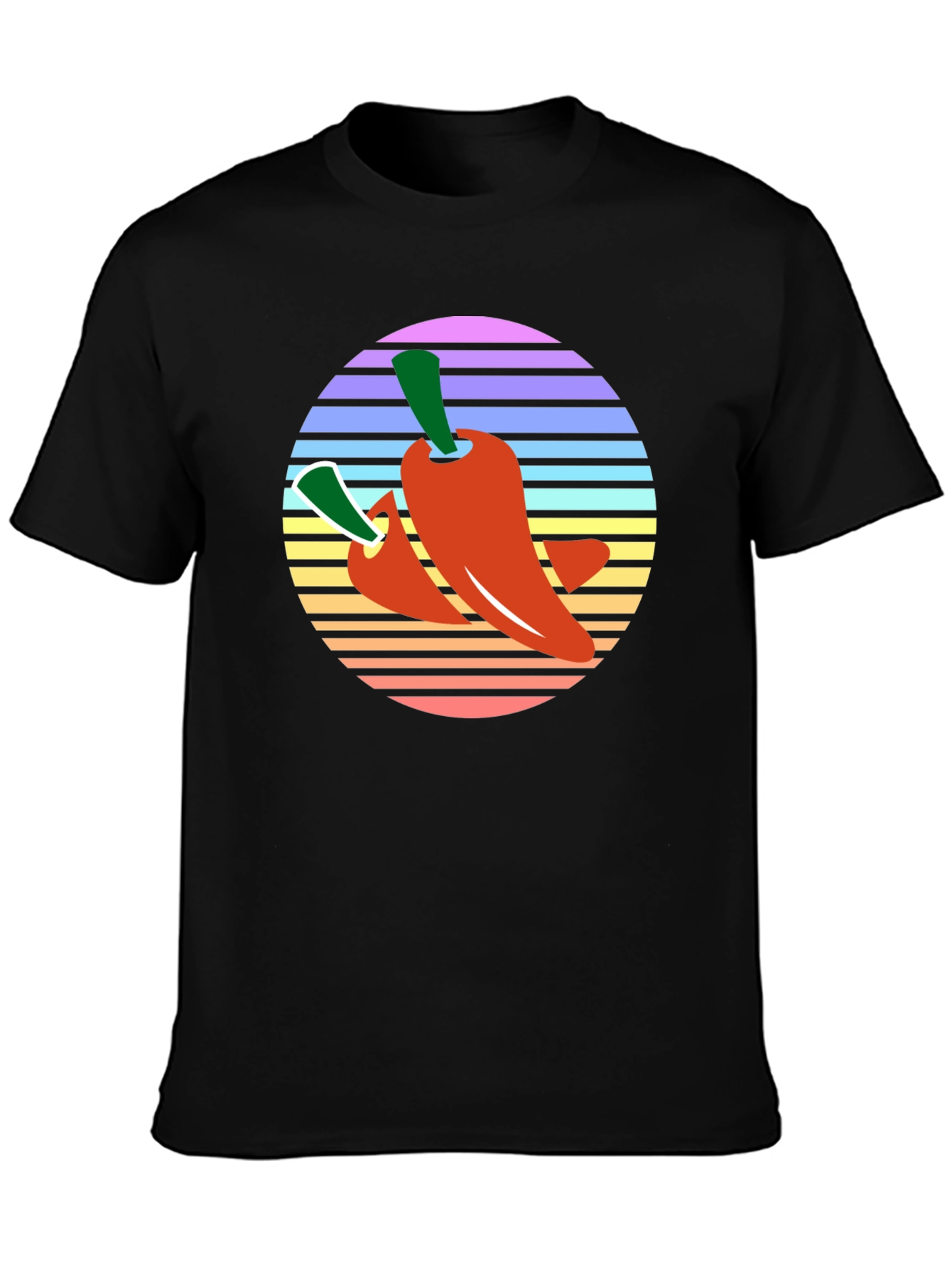 Retro Chili Pepper Graphic Tee