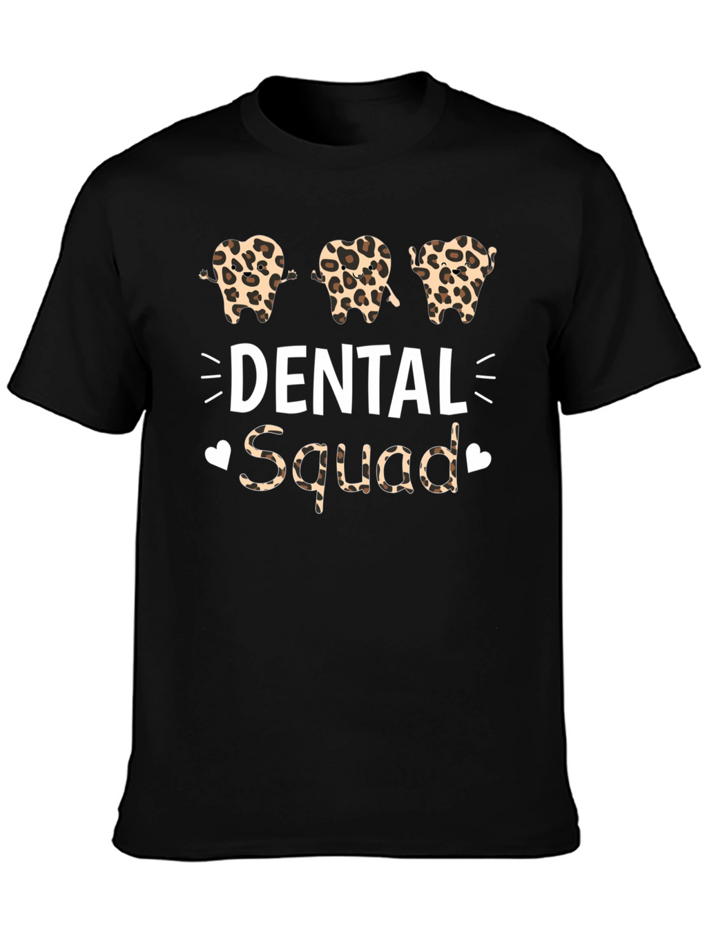 Dental Squad Leopard Print T-Shirt