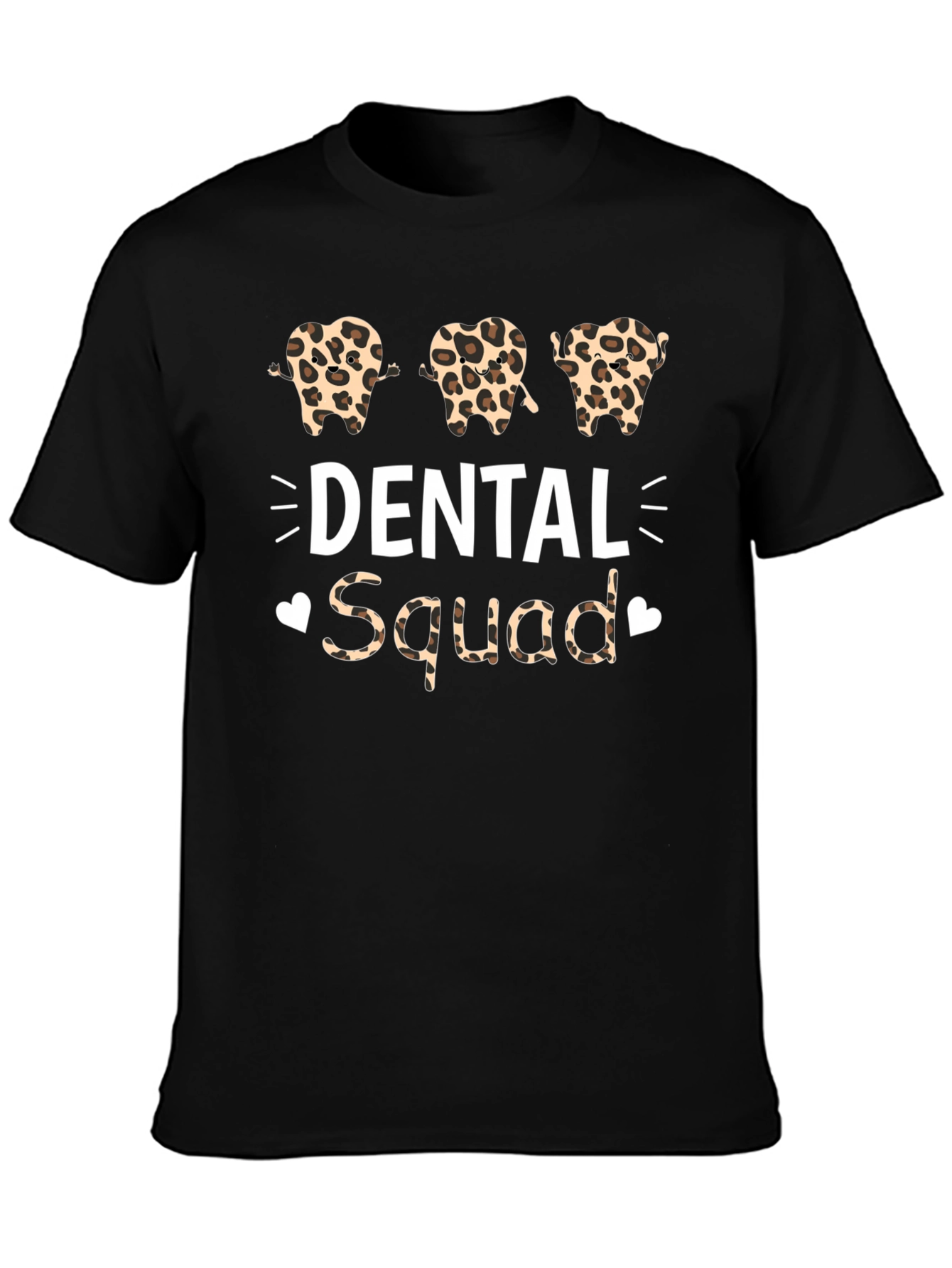 Dental Squad Leopard Print T-Shirt