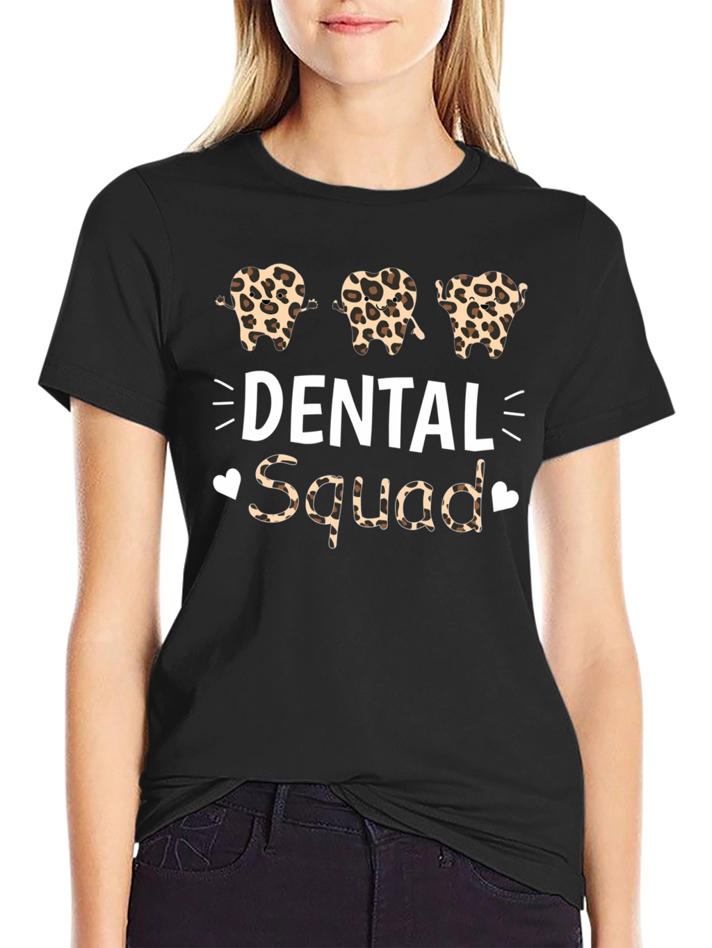 Dental Squad Leopard Print T-Shirt