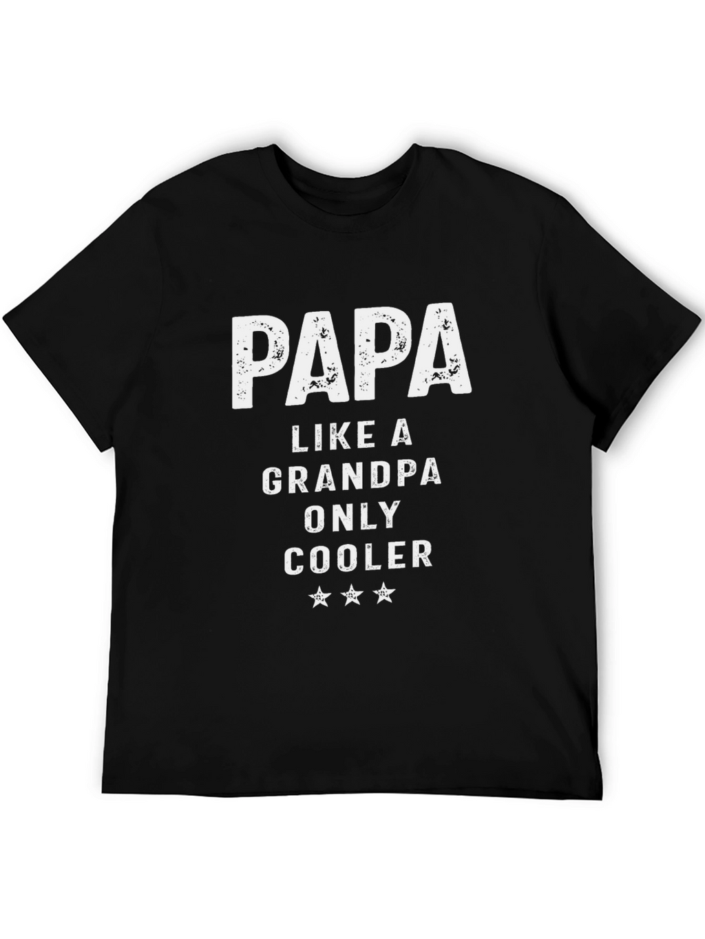 Papa Like a Grandpa Only Cooler Graphic Tee