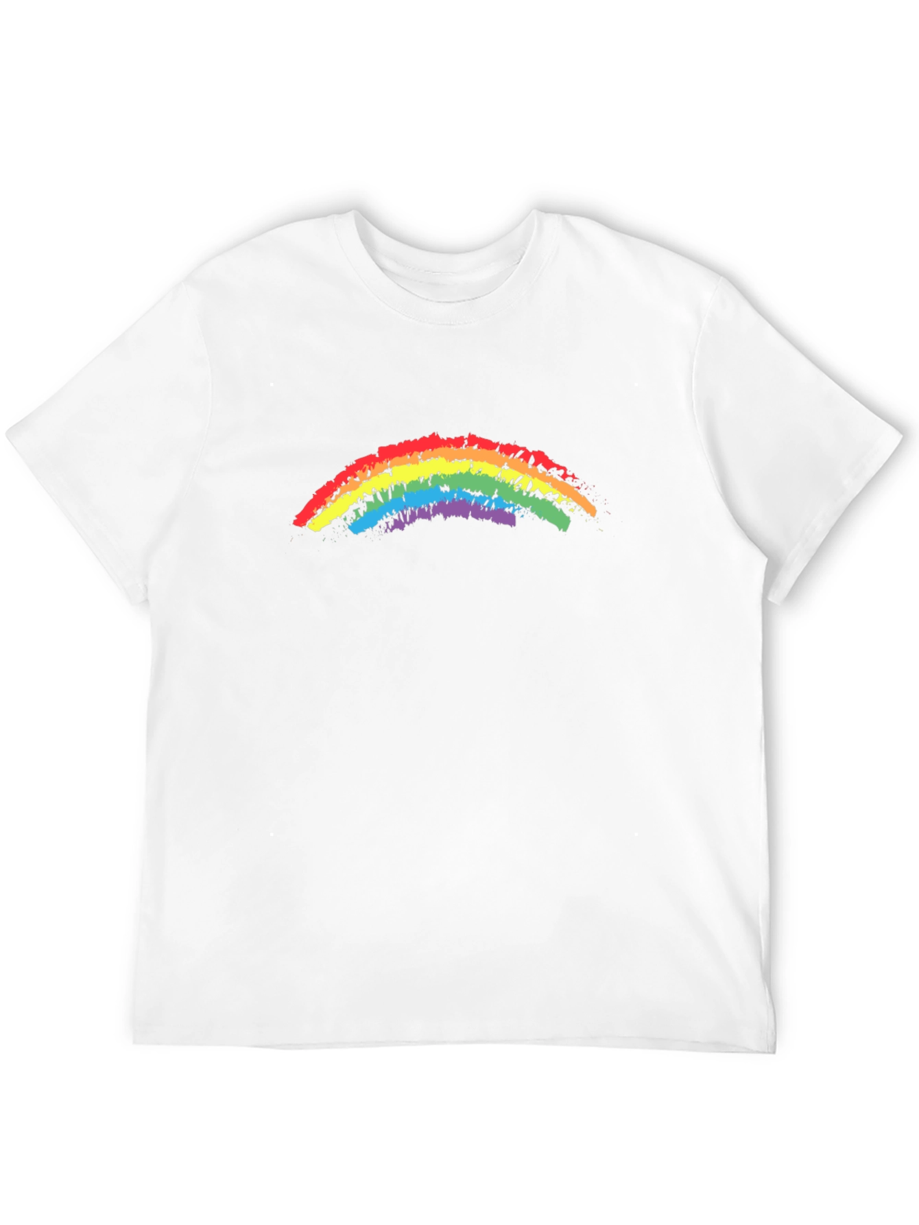 Rainbow Pride T-Shirt - Black Cotton Blend