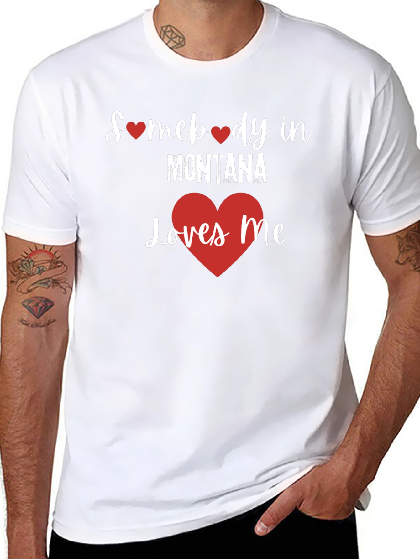 Somebody in Montana Loves Me T-Shirt
